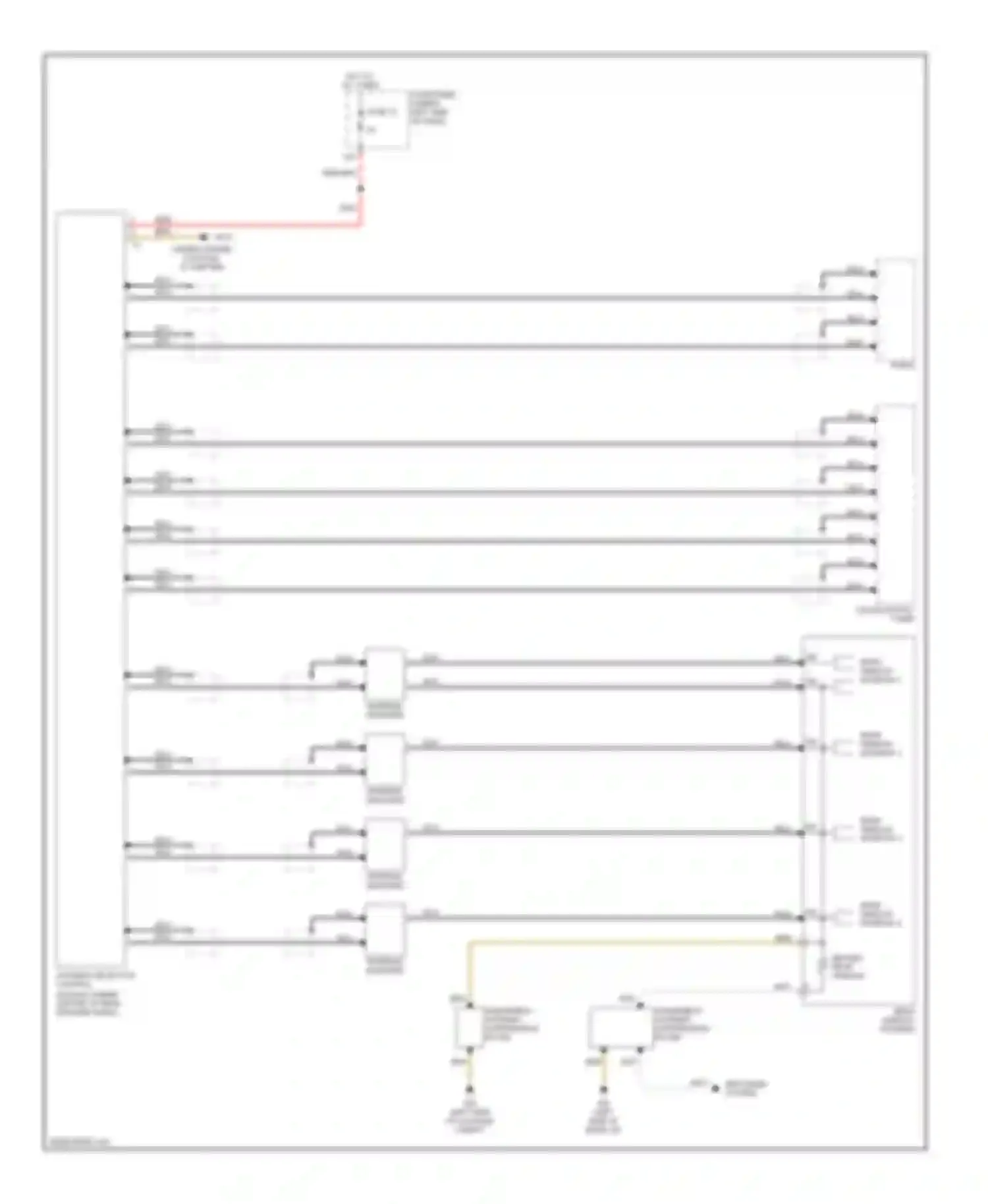 Passat Volkswagen B5 facelift (2000-2005): Diversity antenna circuit