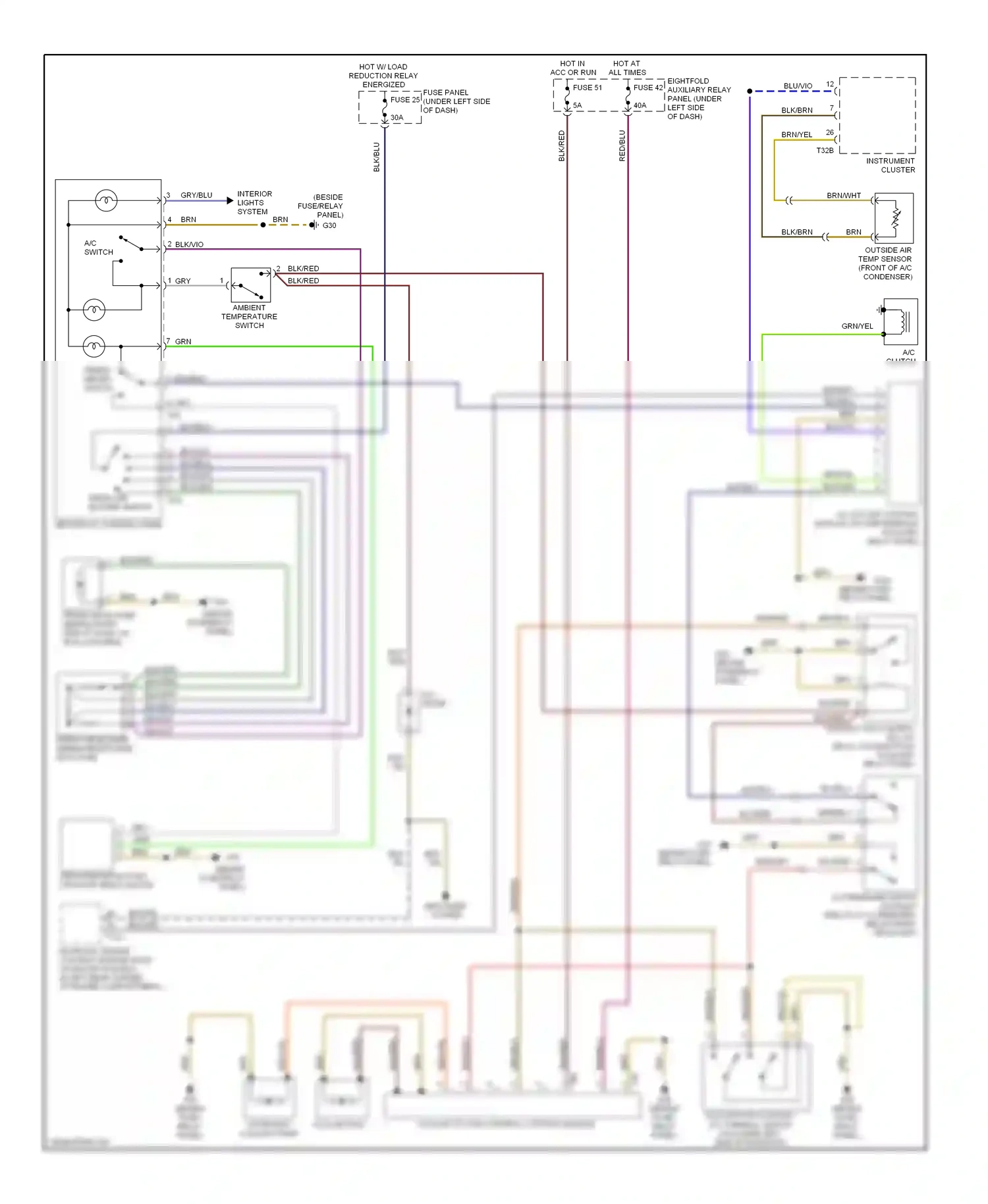 Wiring diagram blk for Volkswagen Passat B5 facelift (2000-2005) (4 of 60)
