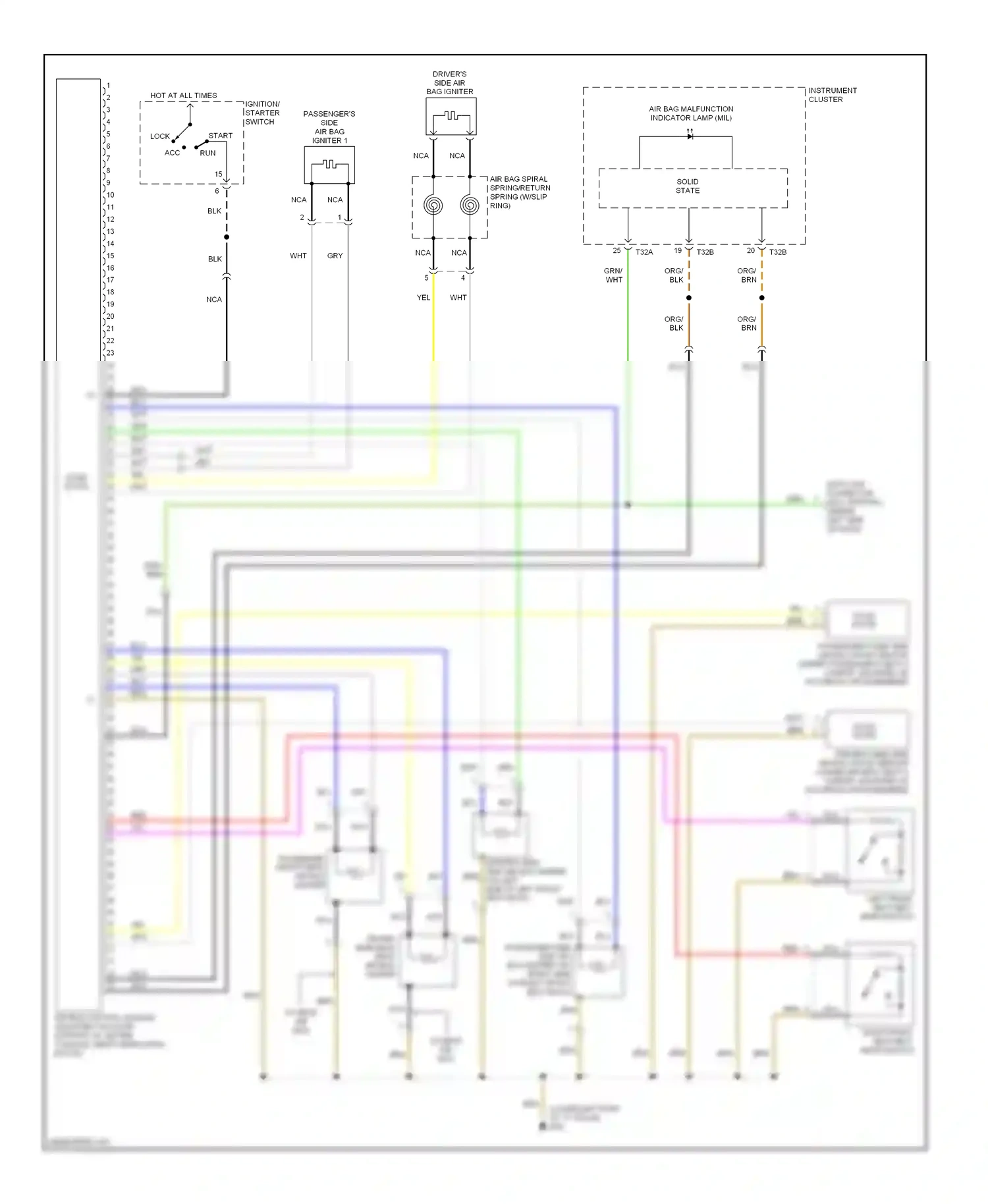 Wiring diagram blu for Volkswagen Passat B5 facelift (2000-2005) (58 of 60)