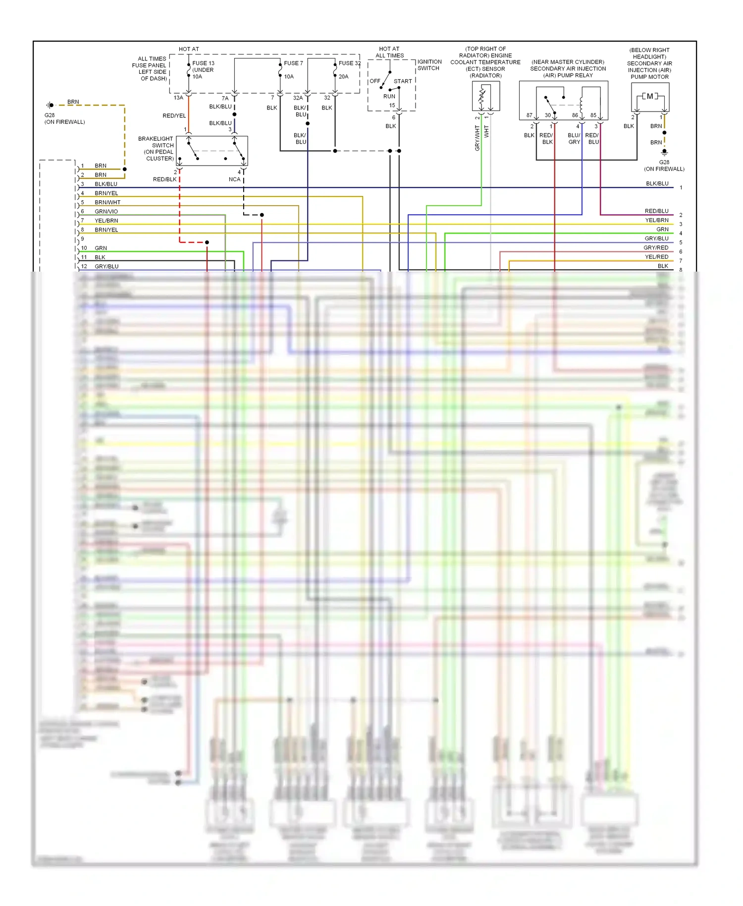 Wiring diagram computer data lines system for Volkswagen Passat B5 facelift (2000-2005) (8 of 13)