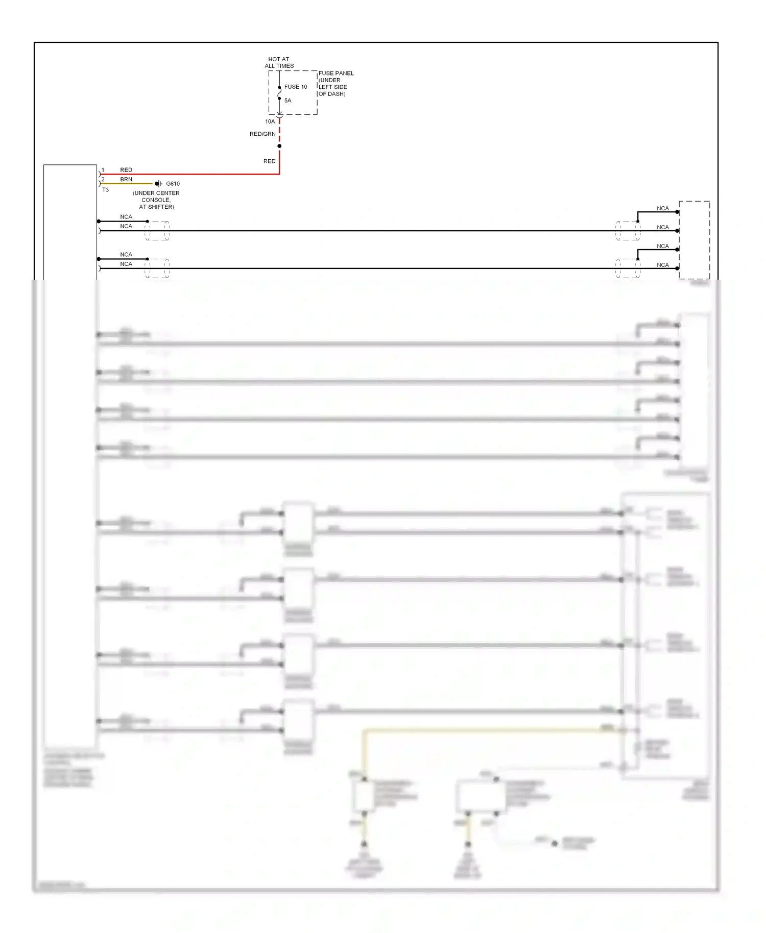Wiring diagram nca for Volkswagen Passat B5 facelift (2000-2005) (34 of 39)