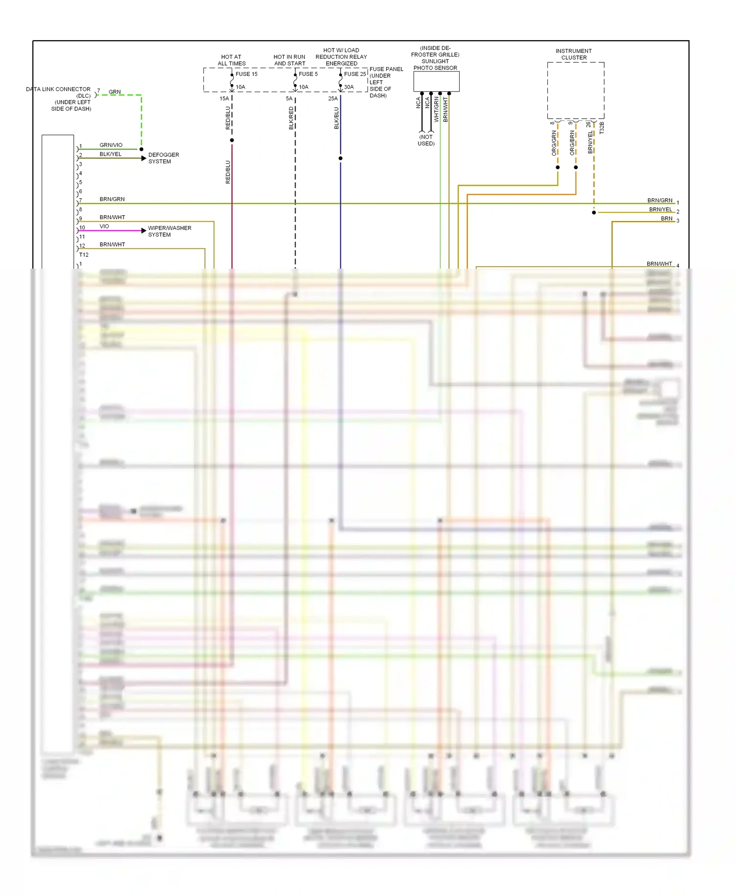 Wiring diagram nca for Volkswagen Passat B5 facelift (2000-2005) (1 of 39)