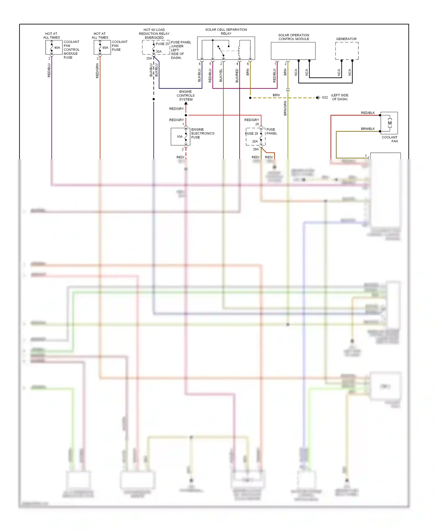 Wiring diagram red for Volkswagen Passat B5 facelift (2000-2005) (6 of 61)