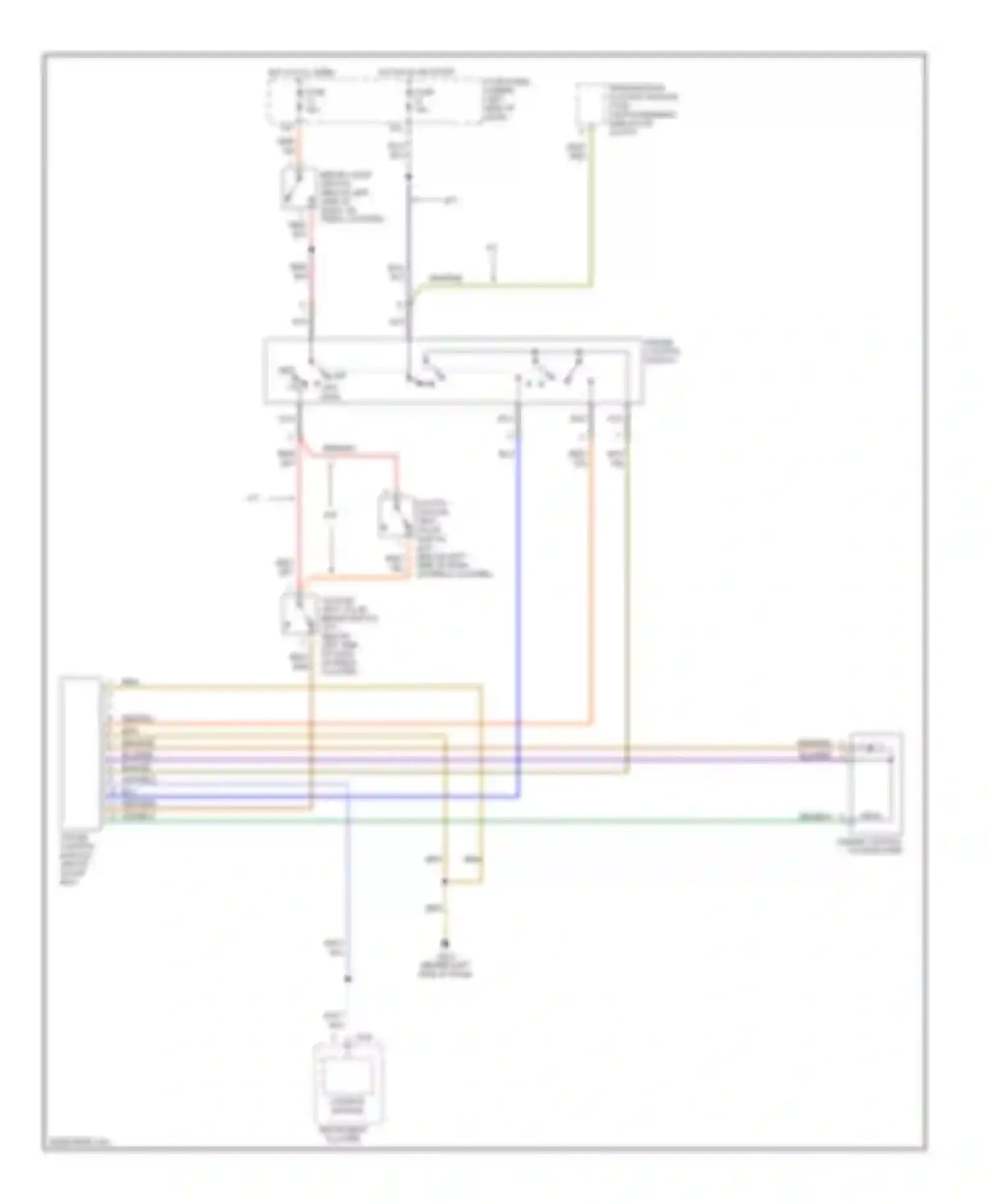 Wiring diagram blk for Volkswagen Passat B5 (1996-2001) (12 of 46)
