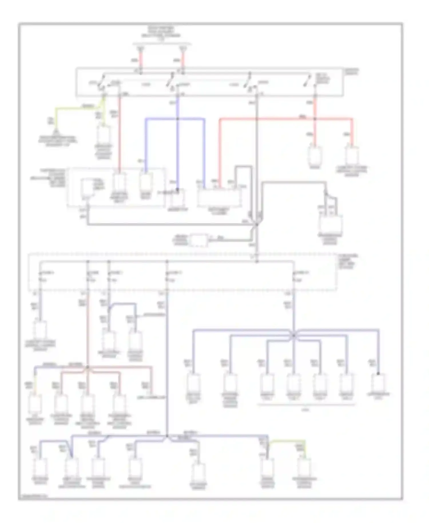 Wiring diagram climatronic control module a/c pressure switch for Volkswagen Passat B5 (1996-2001) (1 of 1)