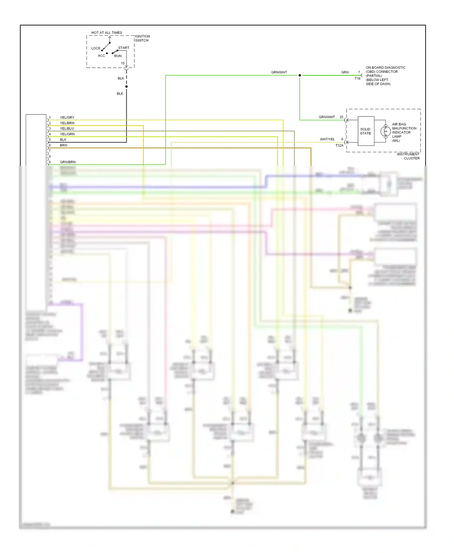 Wiring diagram nca for Volkswagen Passat B5 (1996-2001) (19 of 22)