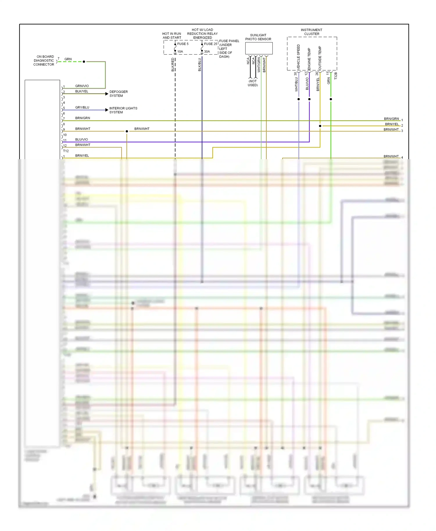 Wiring diagram nca for Volkswagen Passat B5 (1996-2001) (2 of 22)