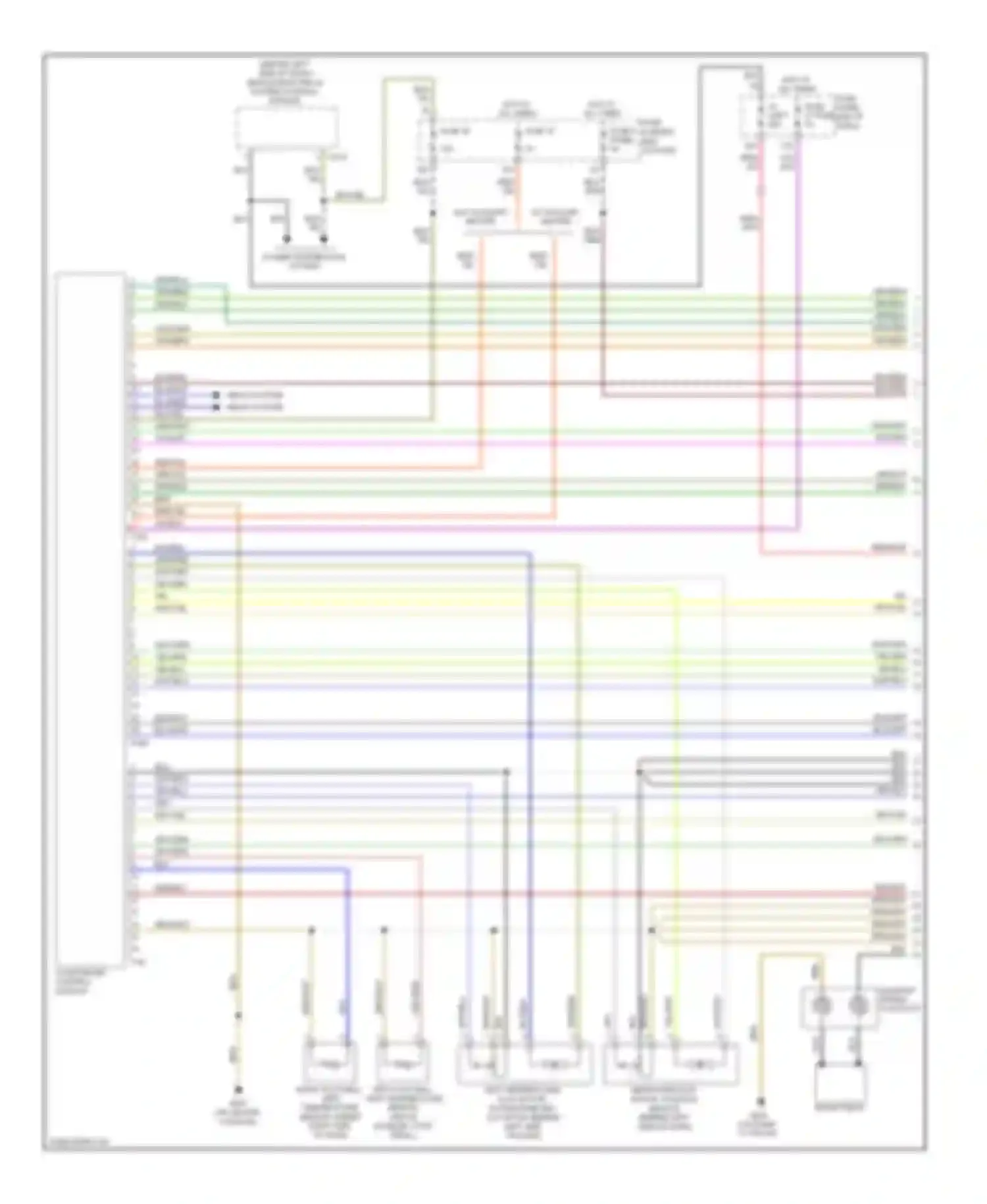 Passat Volkswagen B6 (2005-2010): Automatic a/c circuit (1 of 3)