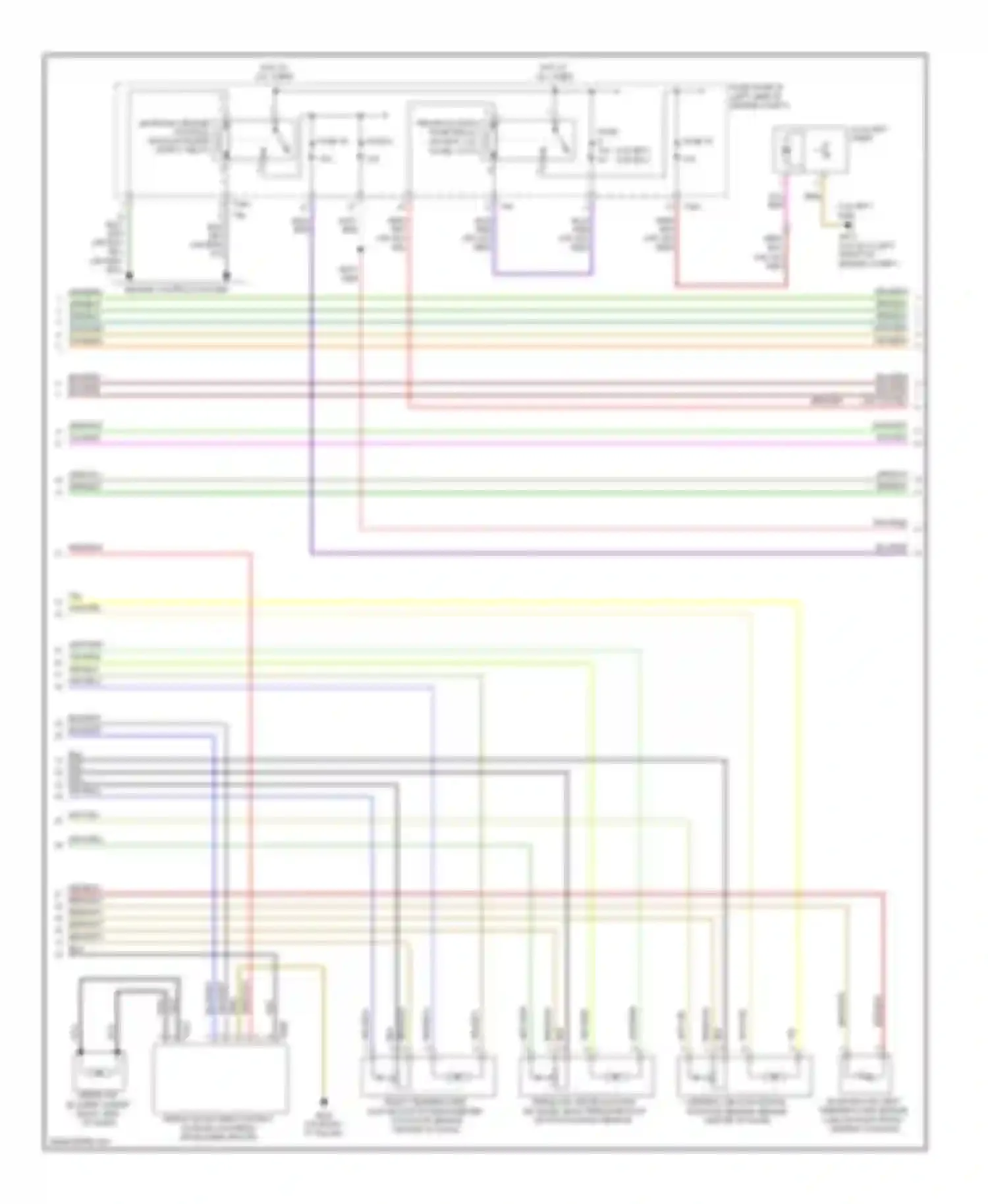 Passat Volkswagen B6 (2005-2010): Automatic a/c circuit (2 of 3)