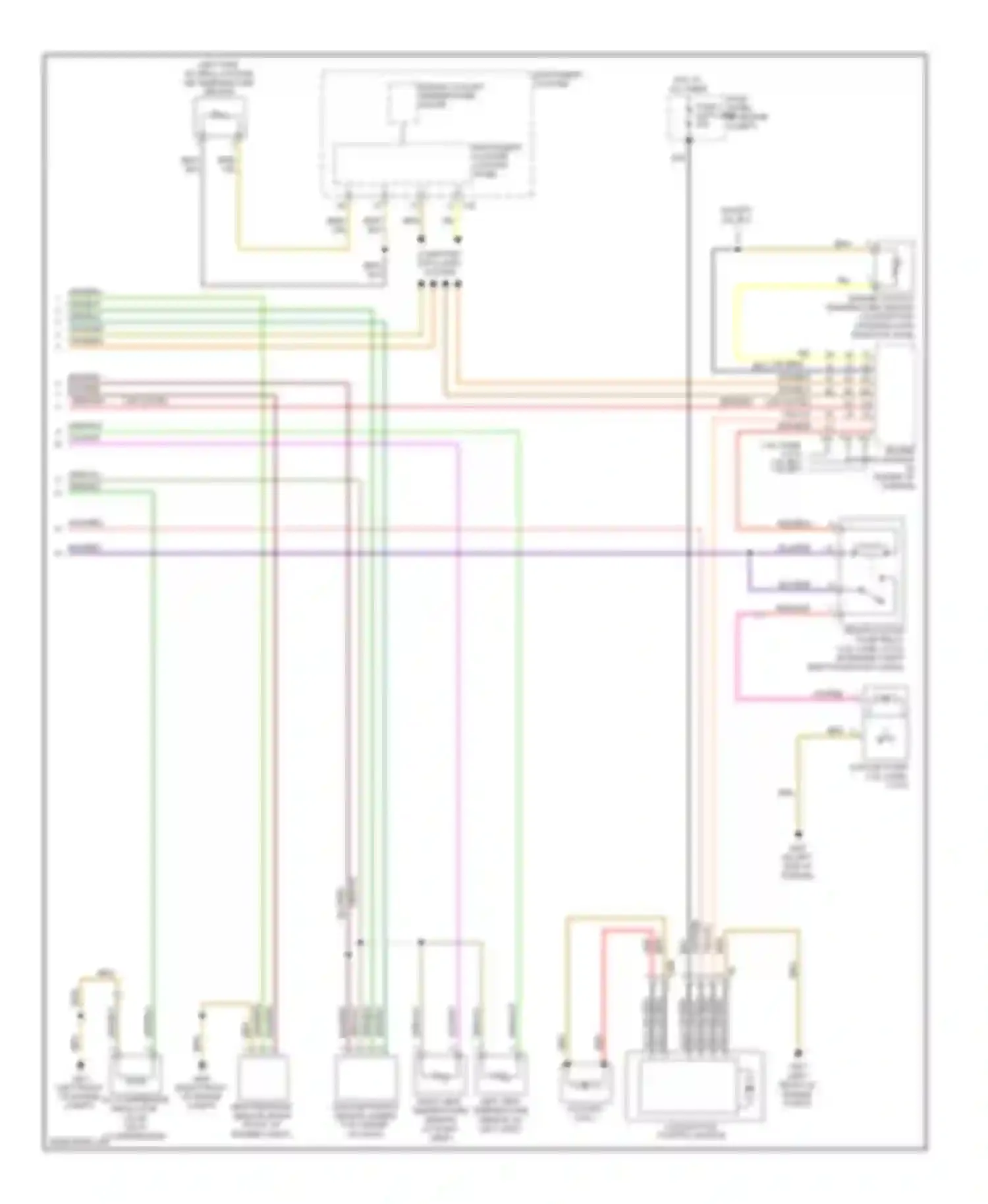 Passat Volkswagen B6 (2005-2010): Automatic a/c circuit (3 of 3)