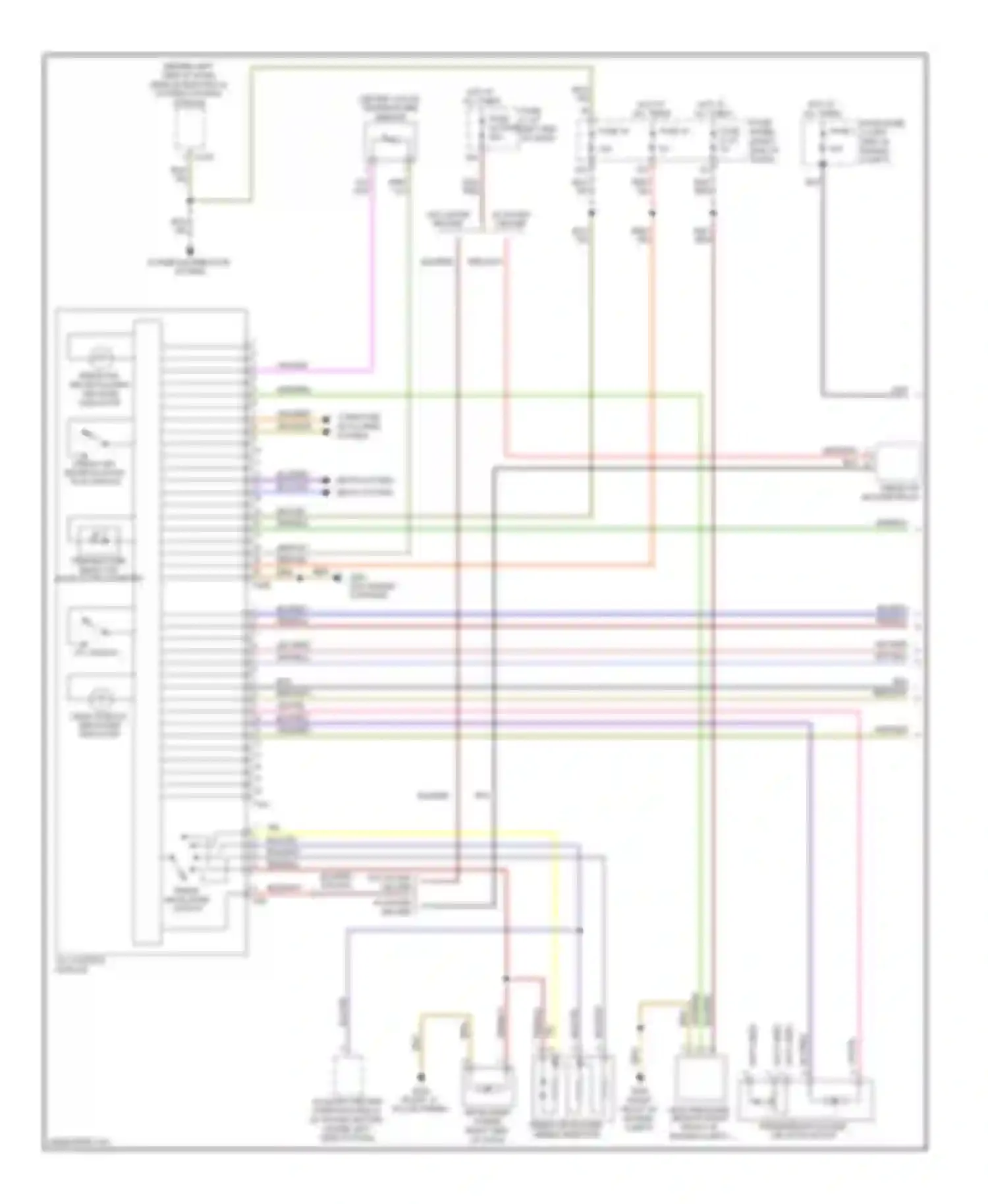 Passat Volkswagen B6 (2005-2010): Manual a/c circuit (1 of 2)