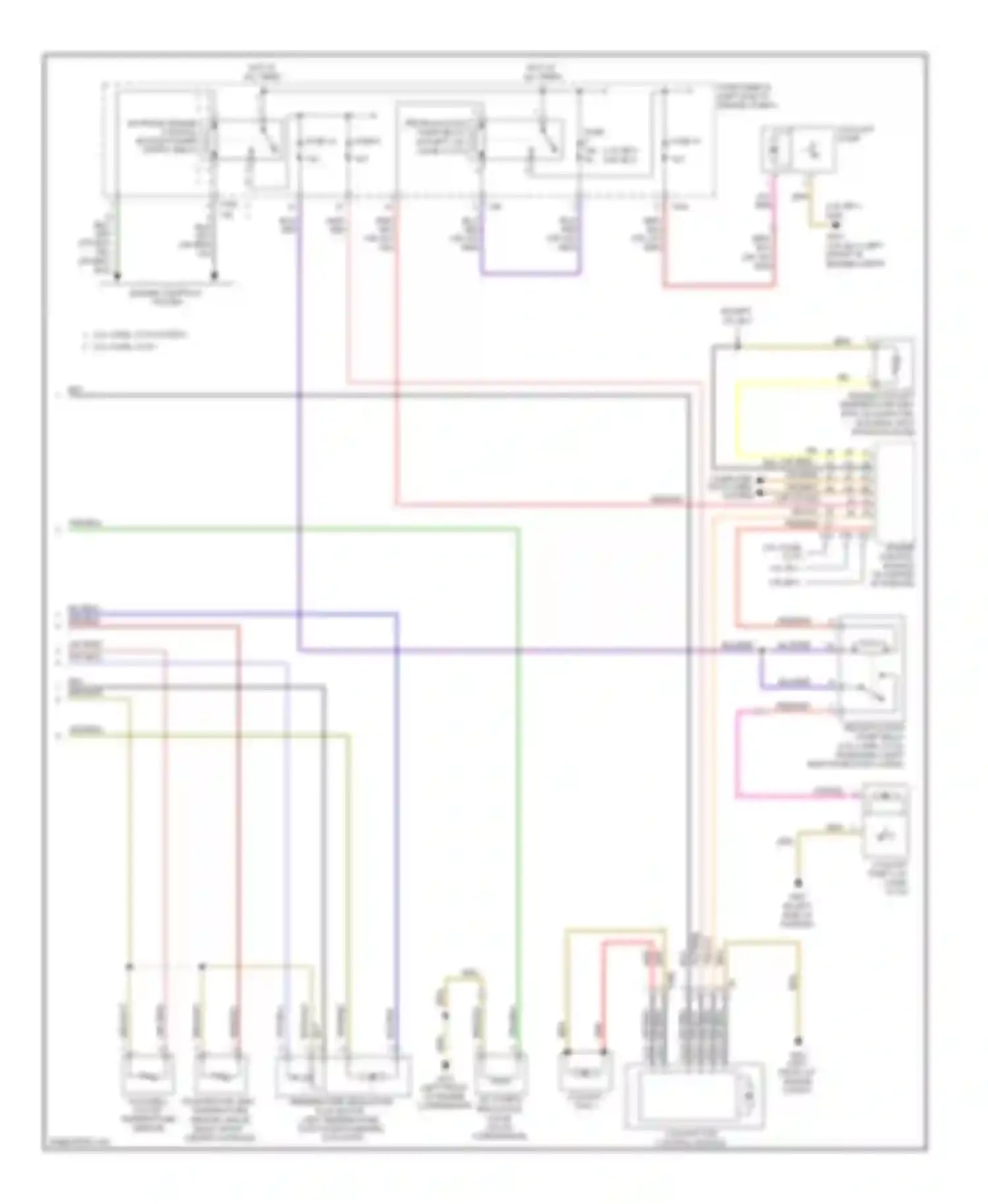 Passat Volkswagen B6 (2005-2010): Manual a/c circuit (2 of 2)