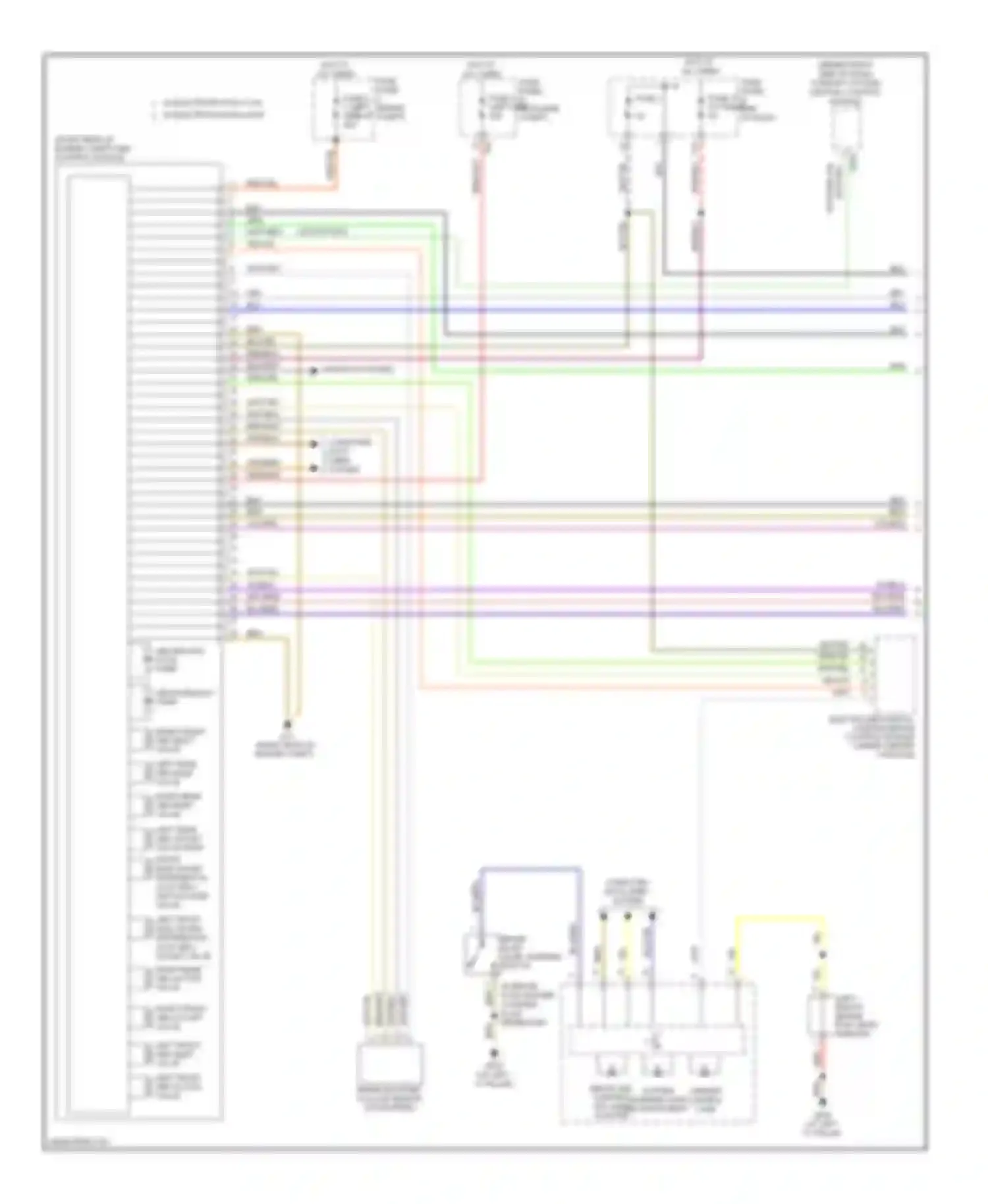 Passat Volkswagen B6 (2005-2010): Anti-lock brakes circuit (1 of 2)