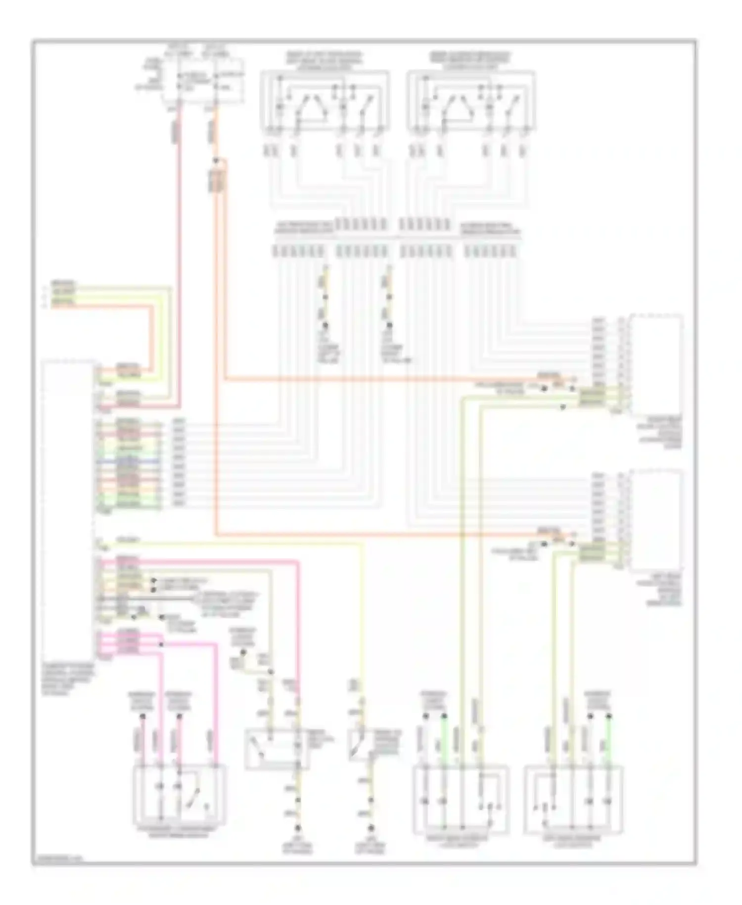 Passat Volkswagen B6 (2005-2010): Anti-theft circuit, sedan (2 of 3)