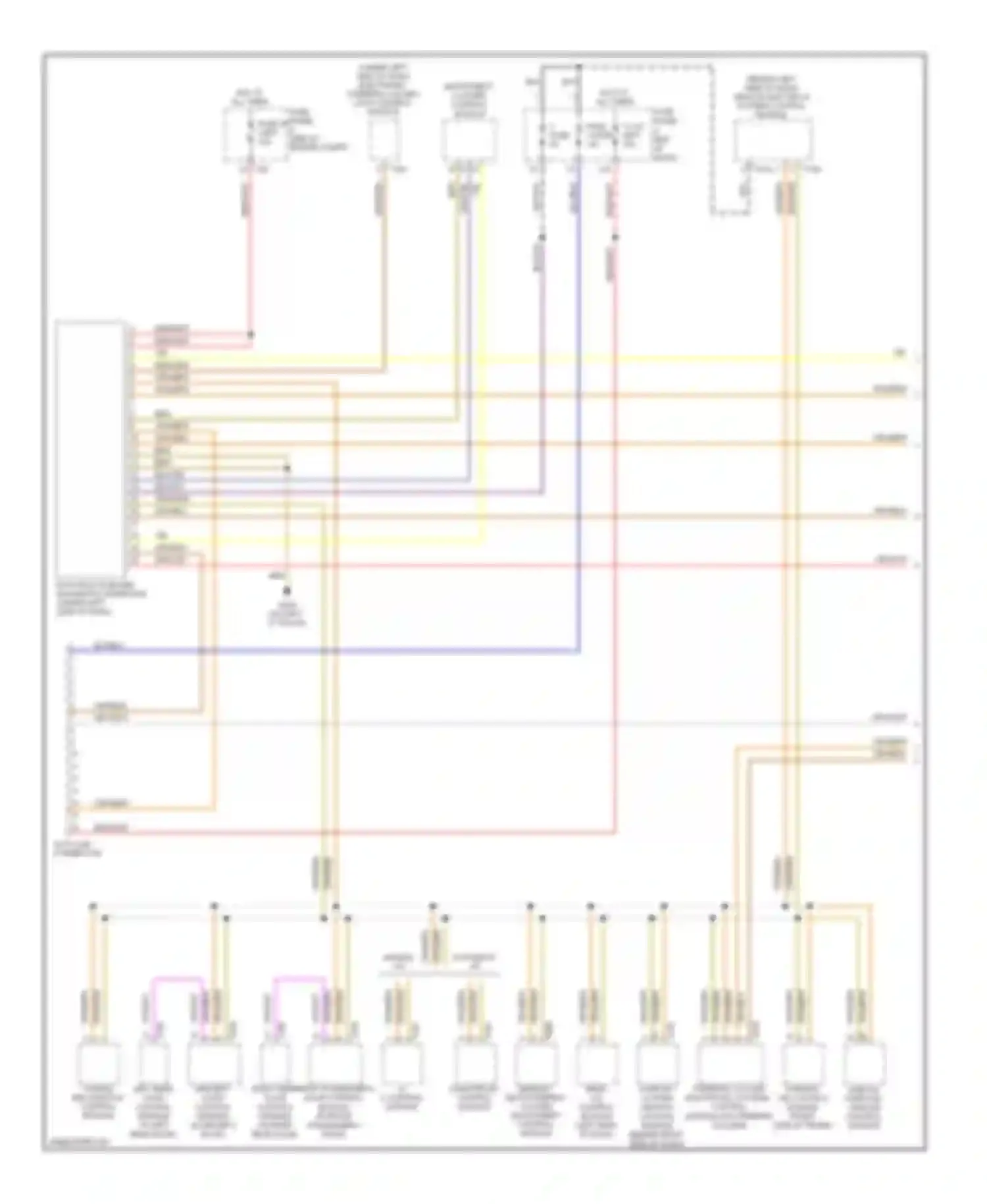 Passat Volkswagen B6 (2005-2010): Computer data lines circuit (1 of 2)