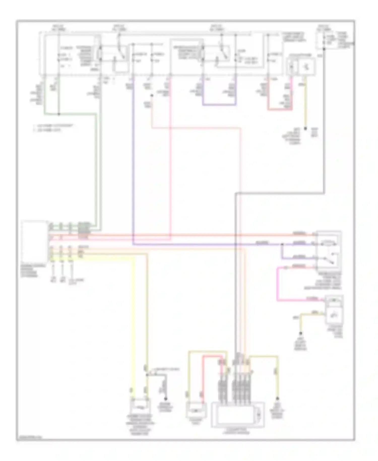 Passat Volkswagen B6 (2005-2010): Cooling fan circuit