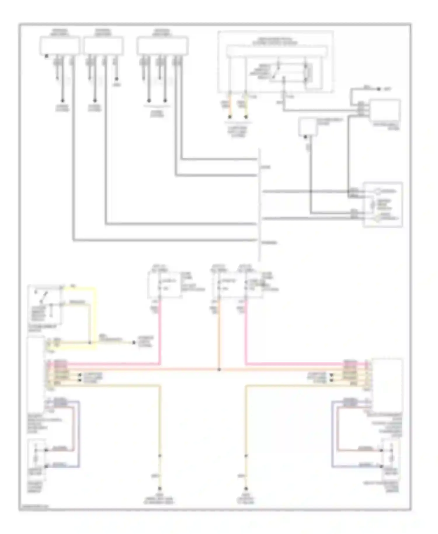 Passat Volkswagen B6 (2005-2010): Defoggers circuit