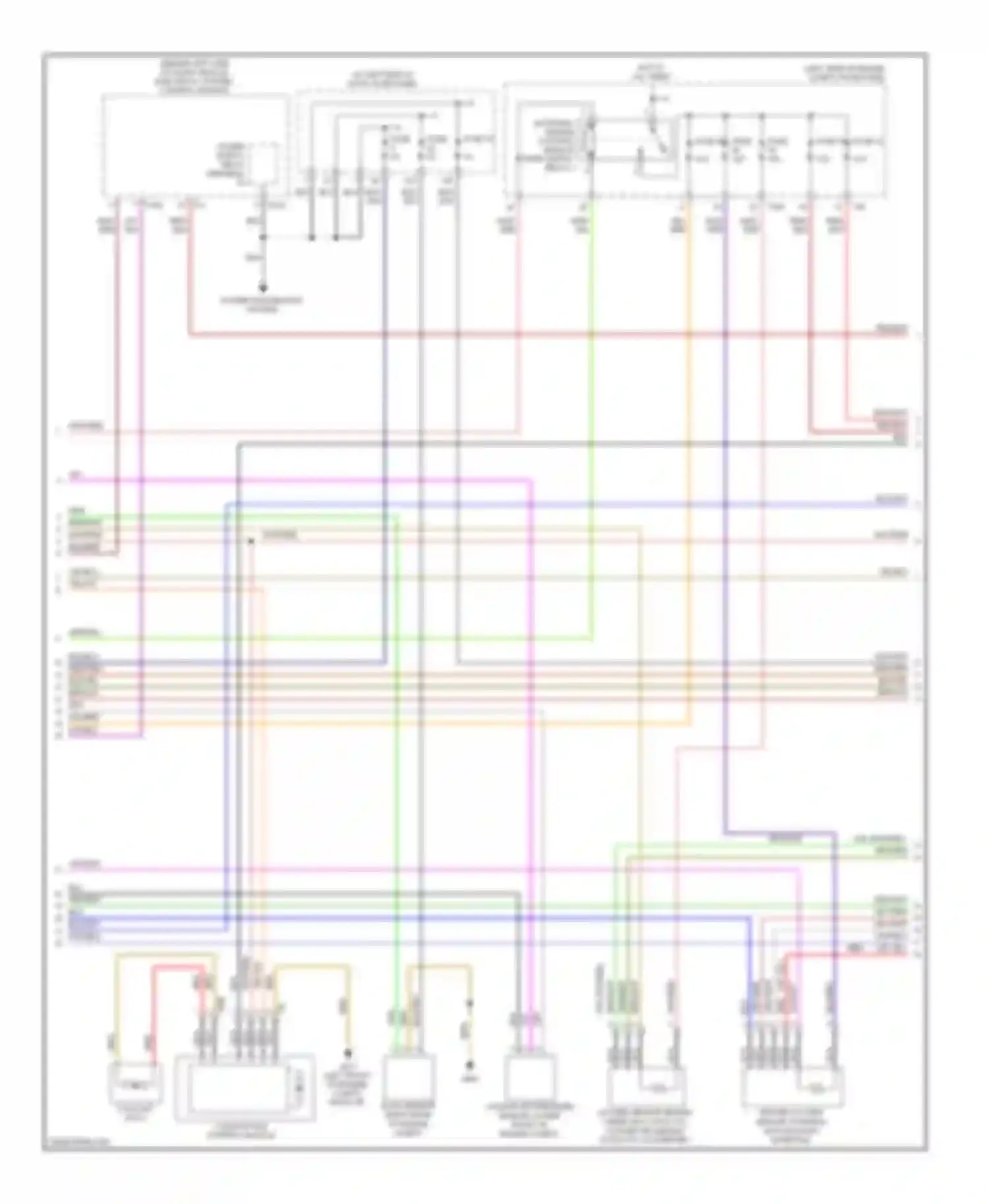 Passat Volkswagen B6 (2005-2010): Wiring diagram engine performance 2.0l, bpy (2 of 5)