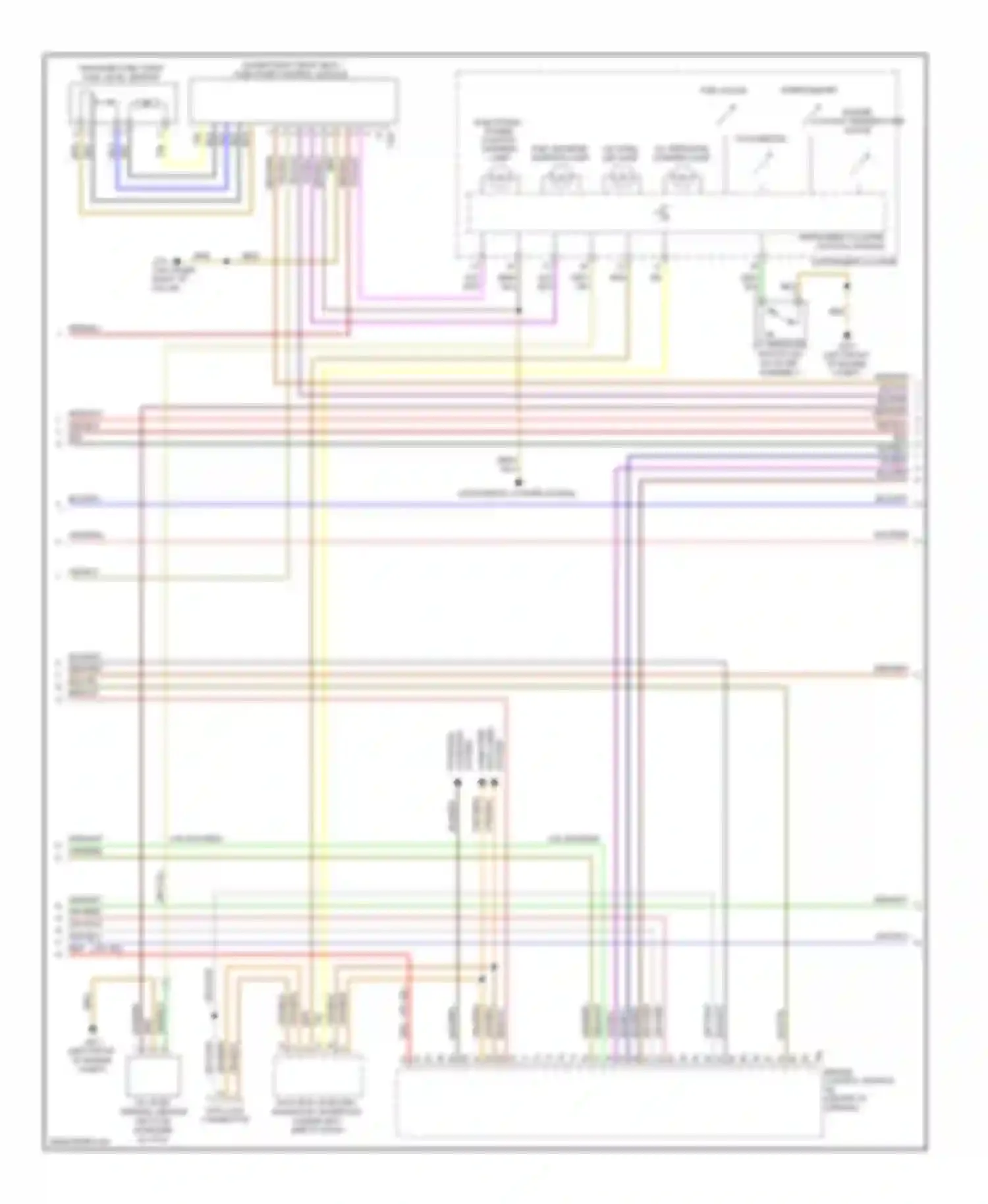 Passat Volkswagen B6 (2005-2010): Wiring diagram engine performance 2.0l, bpy (3 of 5)