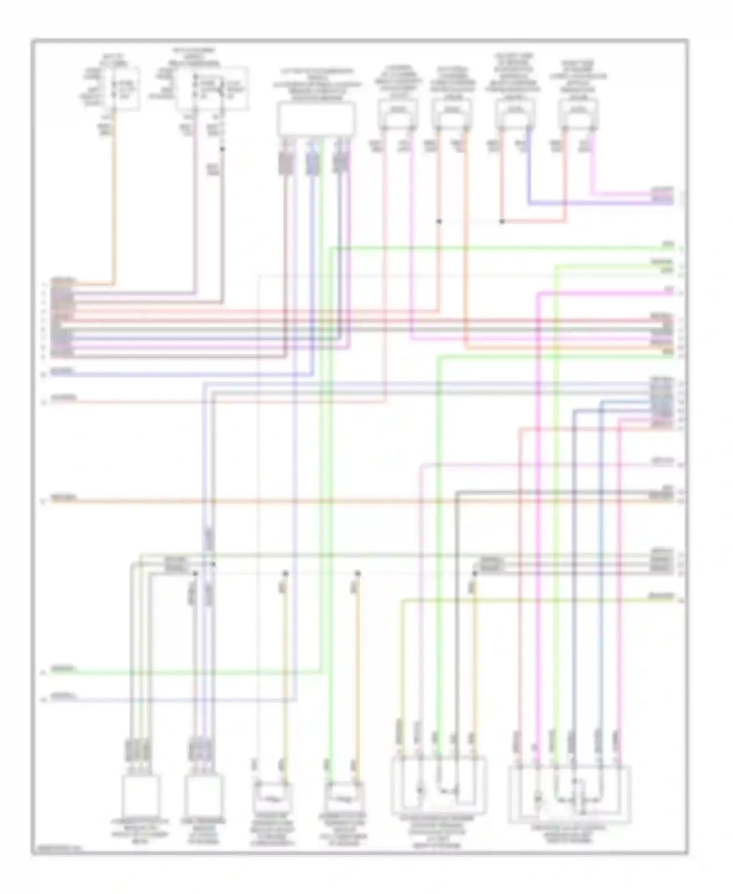 Passat Volkswagen B6 (2005-2010): Wiring diagram engine performance 2.0l, bpy (4 of 5)
