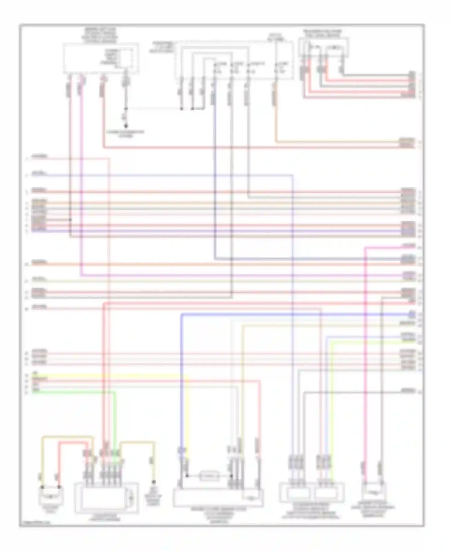 Passat Volkswagen B6 (2005-2010): Wiring diagram engine performance 2.0l, cawb (2 of 6)