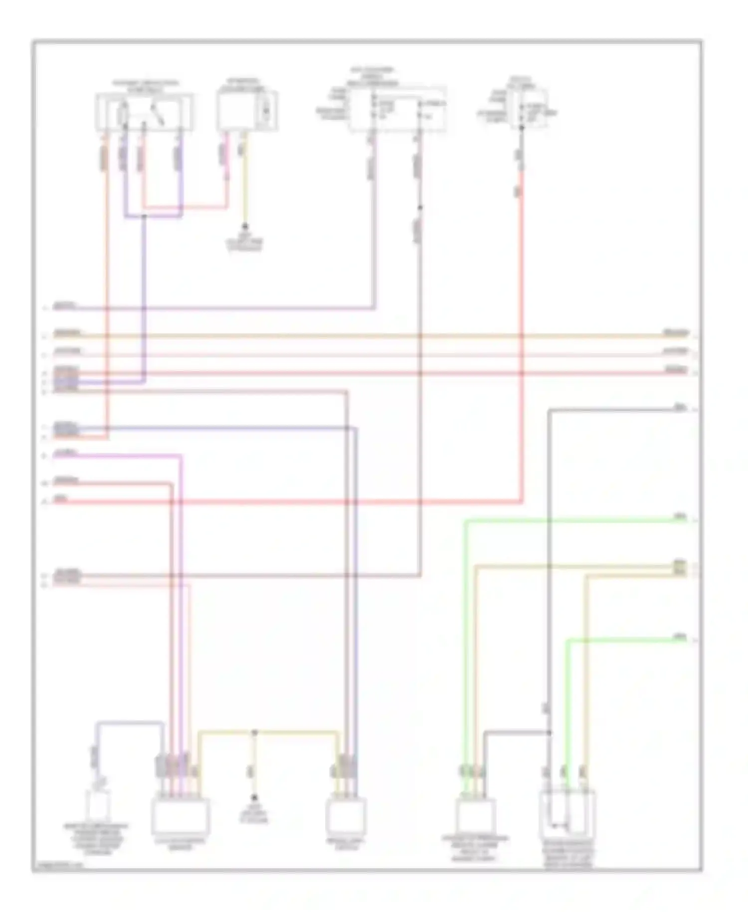 Passat Volkswagen B6 (2005-2010): Wiring diagram engine performance 2.0l, cawb (4 of 6)