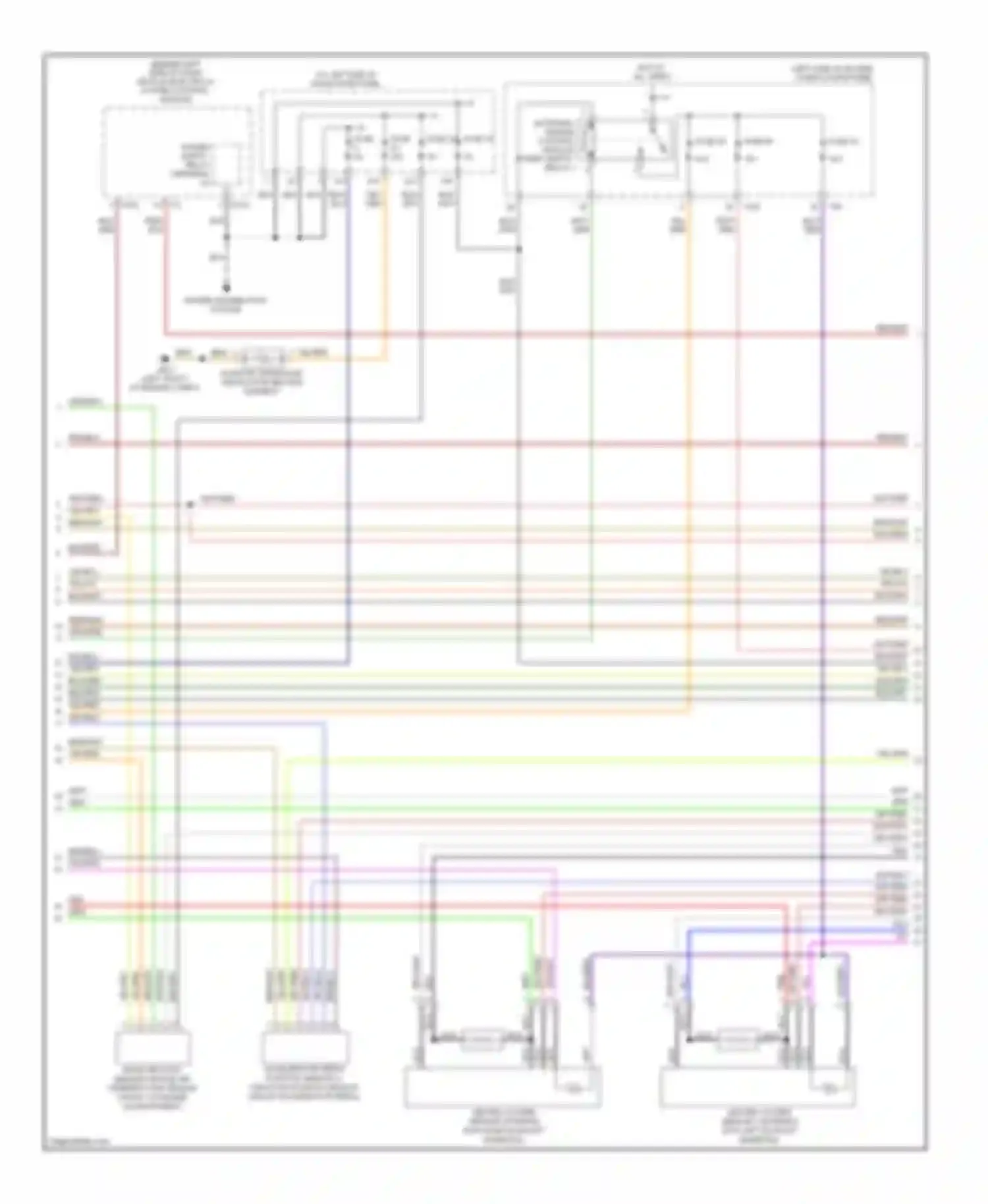 Passat Volkswagen B6 (2005-2010): Wiring diagram engine performance 3.6l (2 of 6)