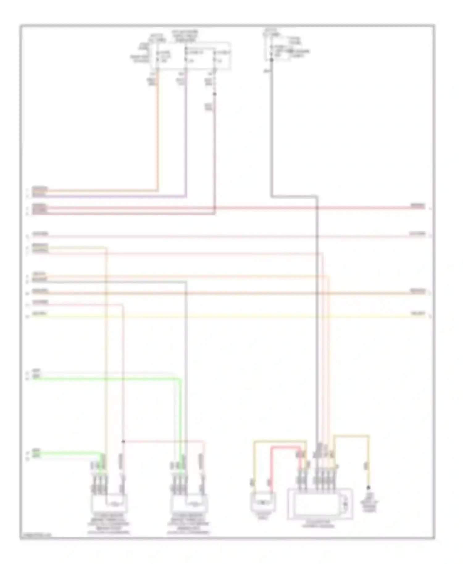 Passat Volkswagen B6 (2005-2010): Wiring diagram engine performance 3.6l (4 of 6)