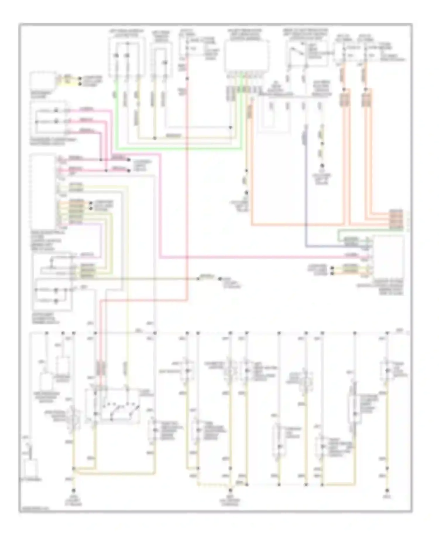 Passat Volkswagen B6 (2005-2010): Instrument illumination circuit (1 of 2)