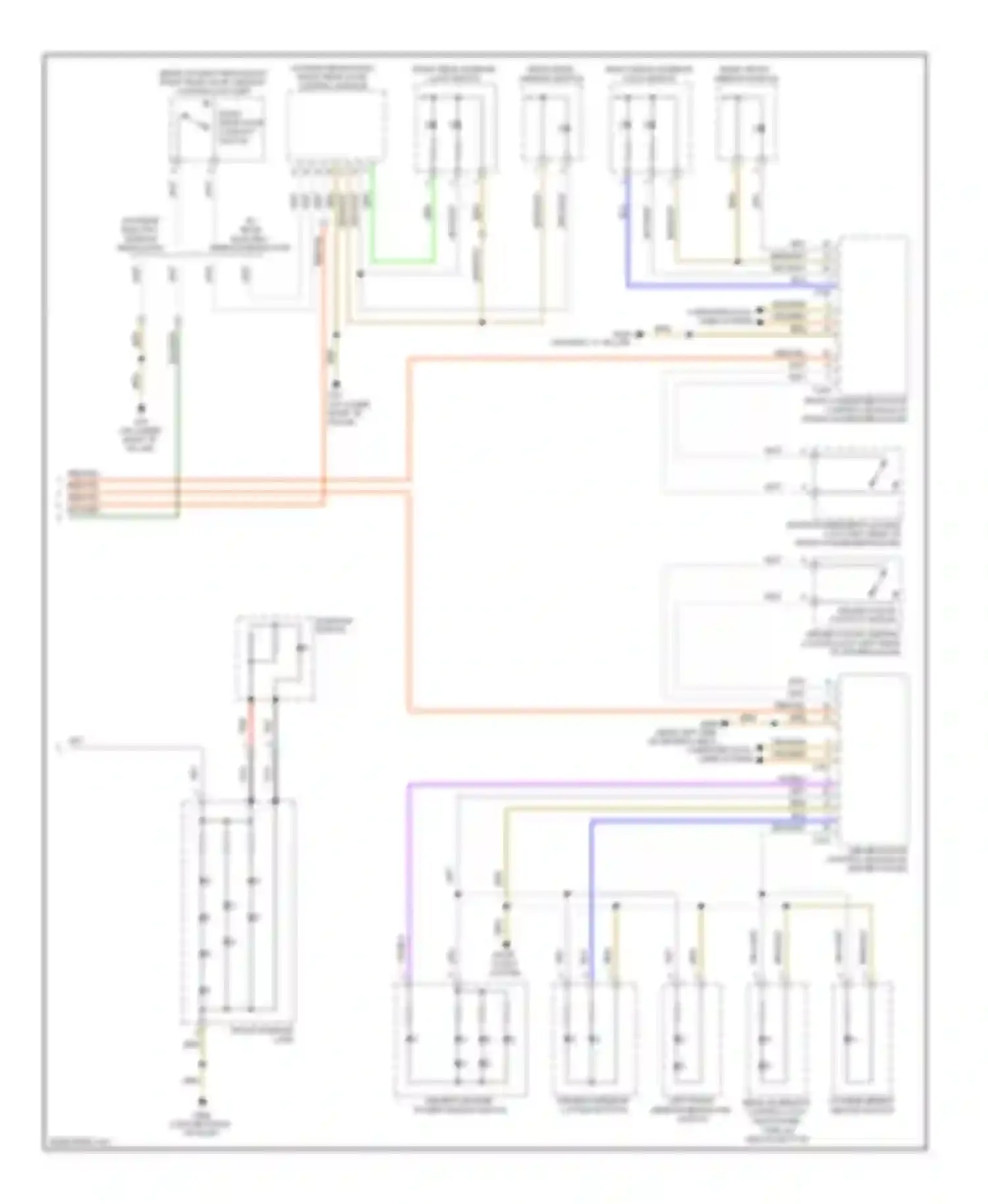 Passat Volkswagen B6 (2005-2010): Instrument illumination circuit (2 of 2)