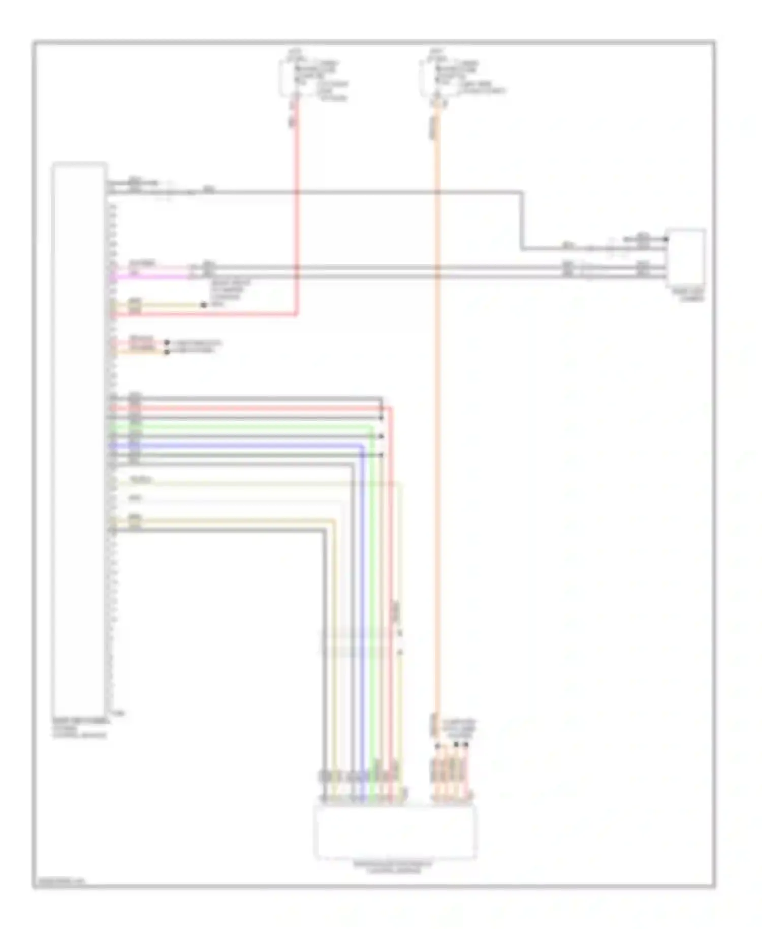 Passat Volkswagen B6 (2005-2010): Rear camera circuit