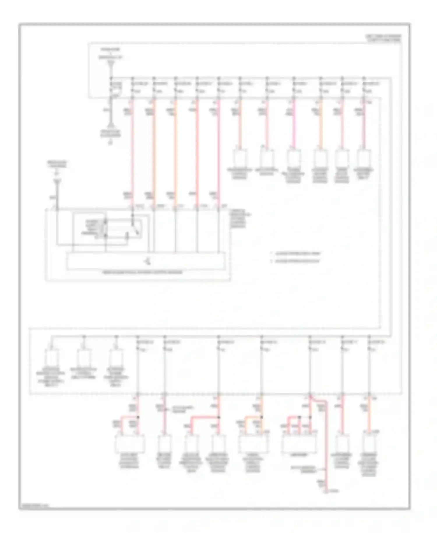 Passat Volkswagen B6 (2005-2010): 2.0l, power distribution circuit (4 of 4)