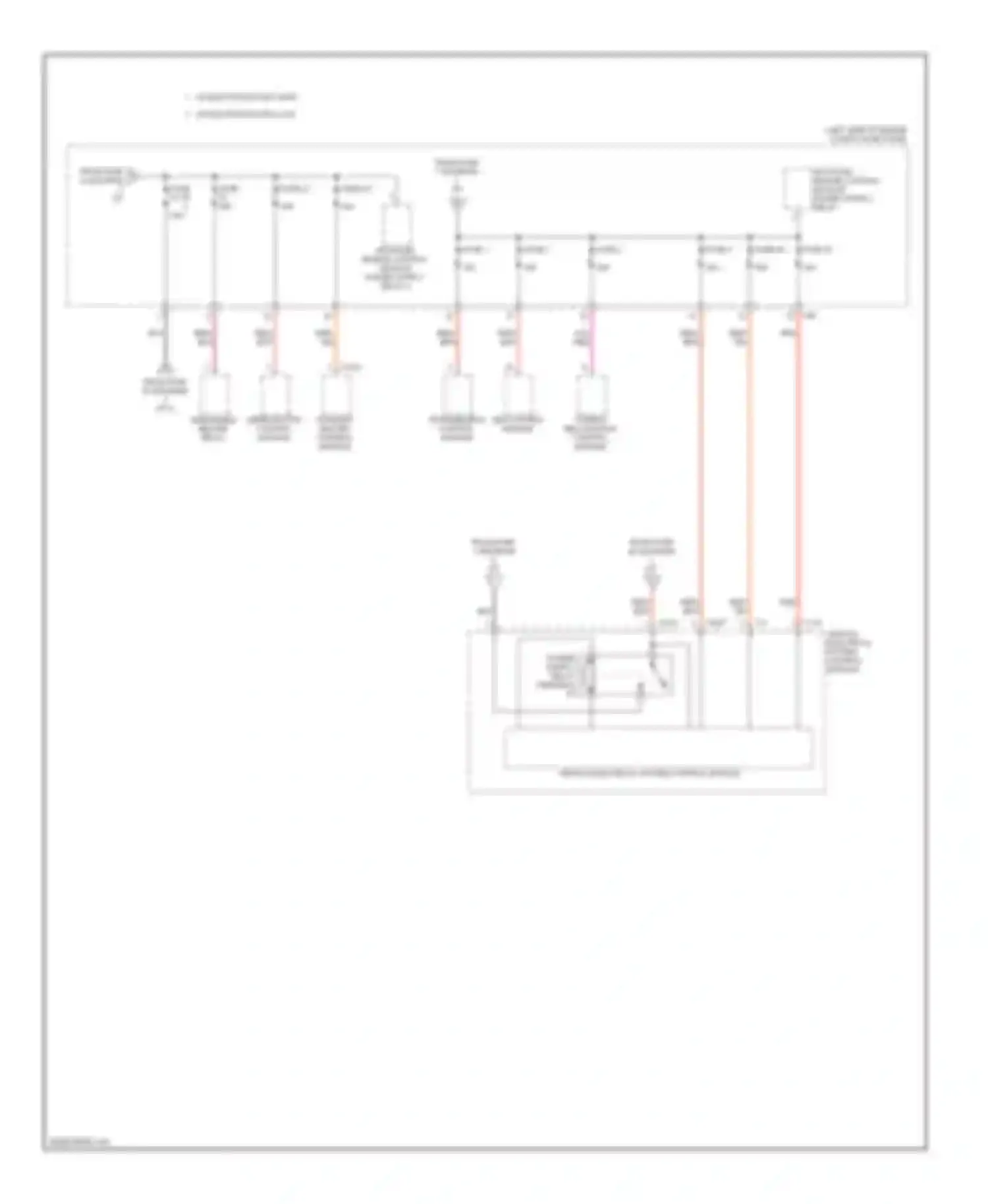 Passat Volkswagen B6 (2005-2010): 3.6l, power distribution circuit (5 of 5)
