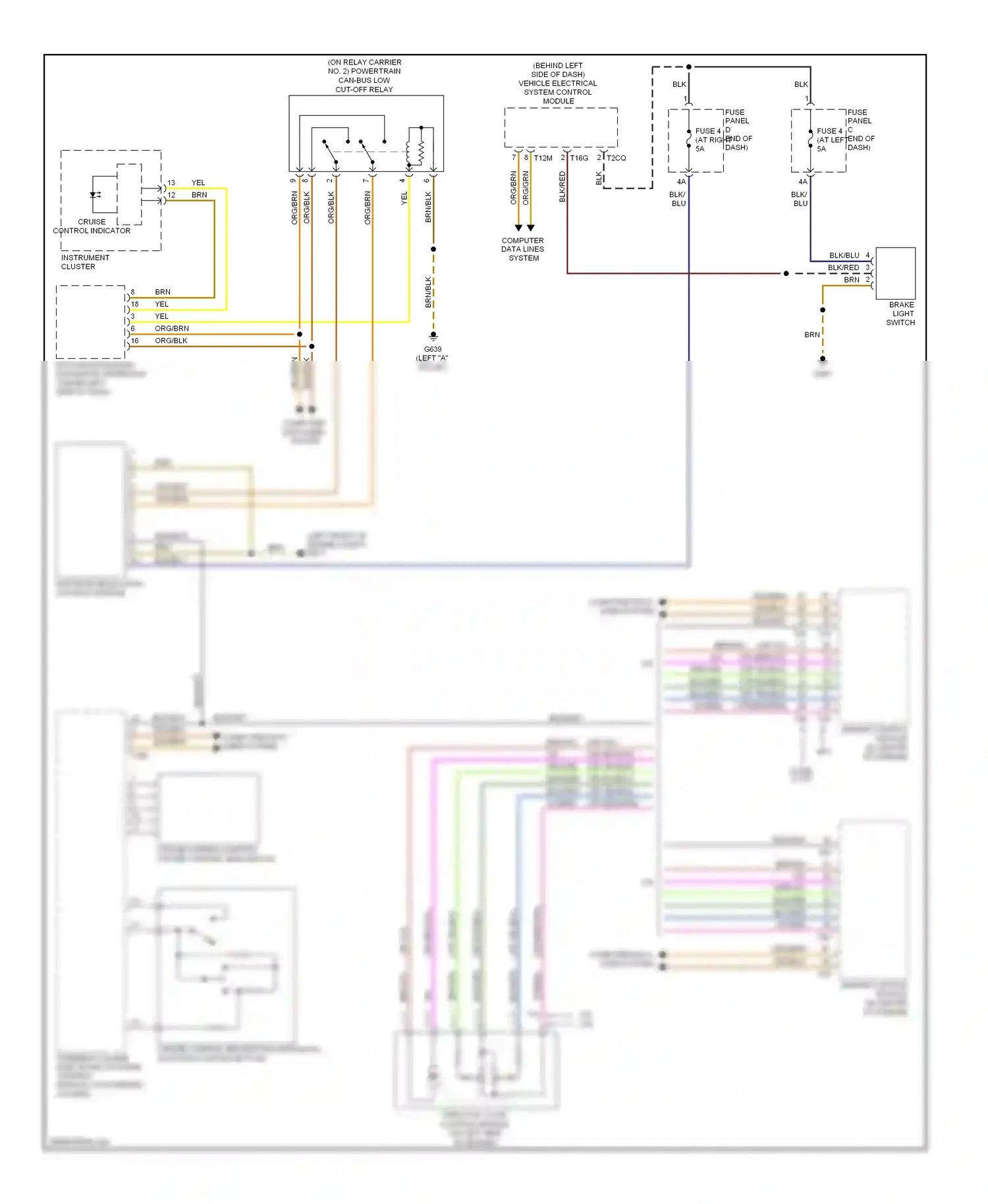 Wiring diagram 2.0l for Volkswagen Passat B6 (2005-2010) (1 of 5)