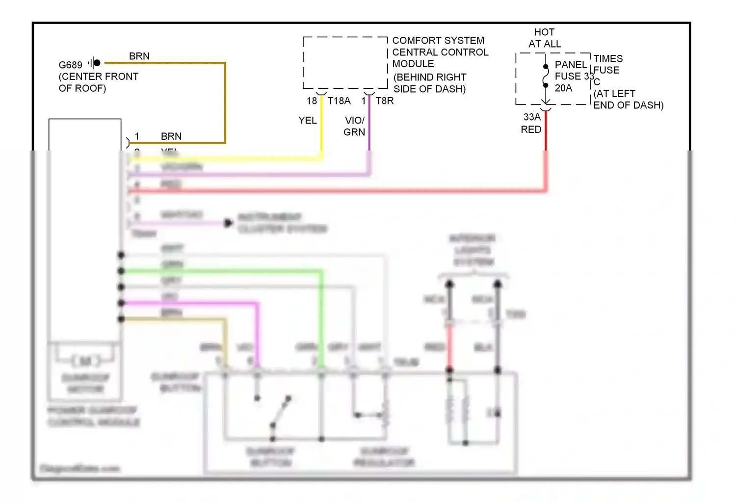 Wiring diagram blk for Volkswagen Passat B6 (2005-2010) (92 of 117)