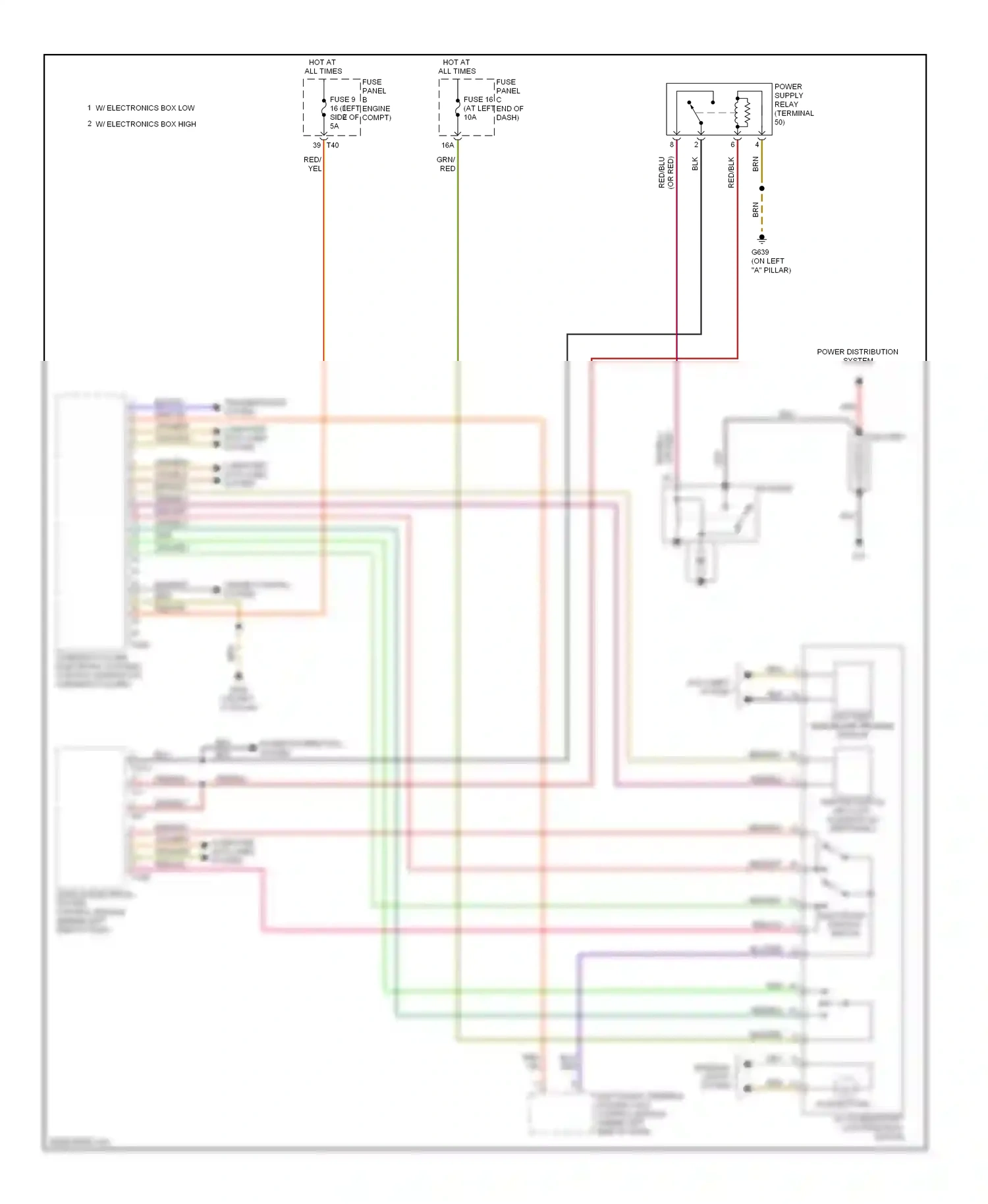 Wiring diagram blk for Volkswagen Passat B6 (2005-2010) (102 of 117)