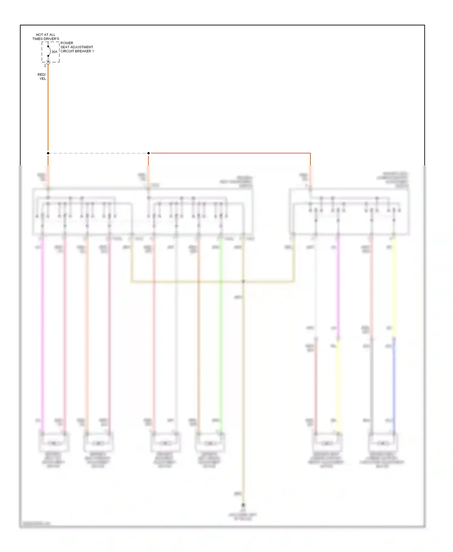 Wiring diagram blu for Volkswagen Passat B6 (2005-2010) (63 of 81)
