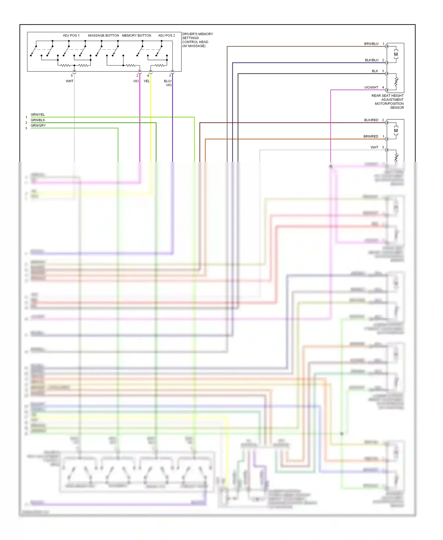 Wiring diagram blu for Volkswagen Passat B6 (2005-2010) (44 of 81)