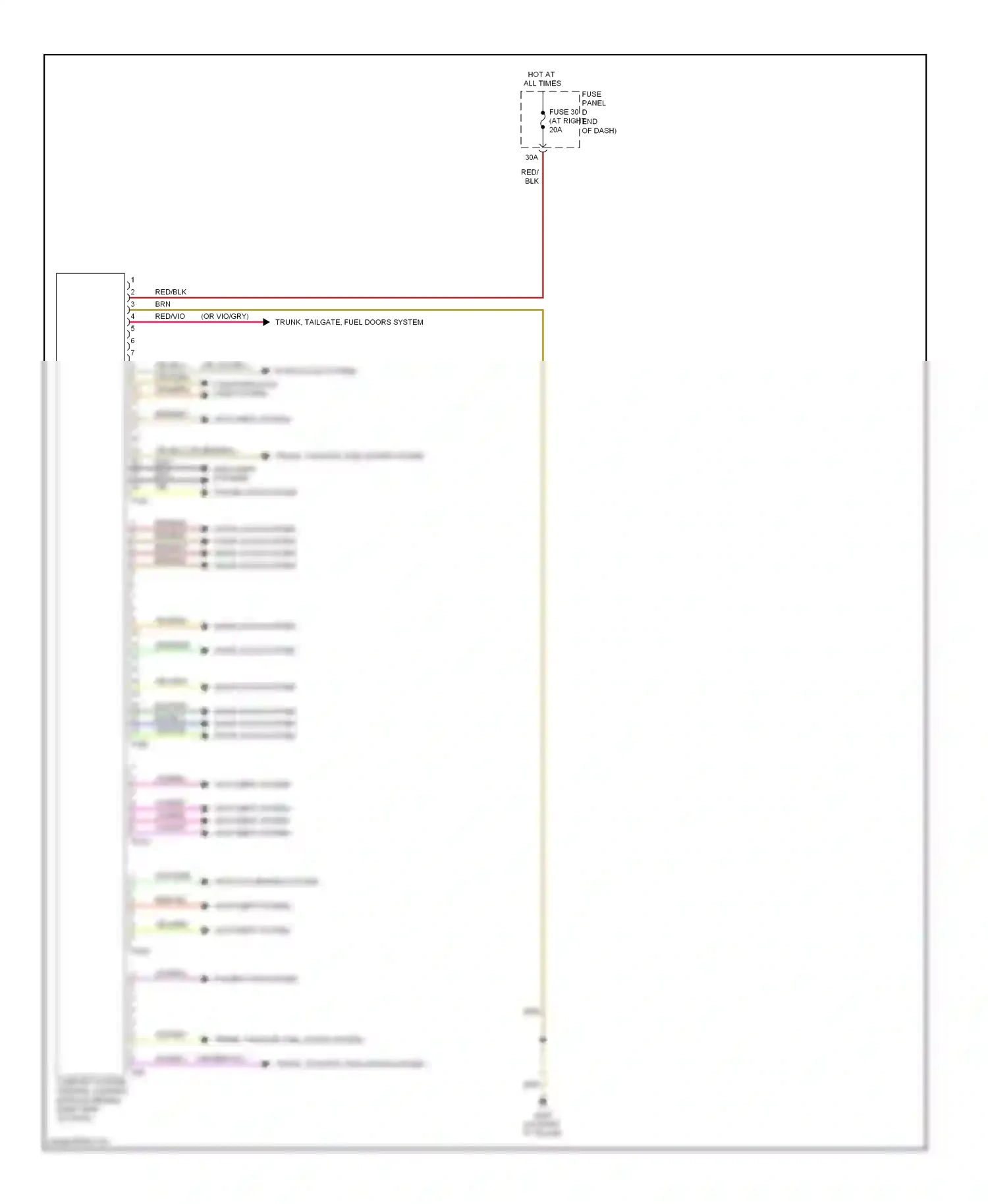 Wiring diagram computer data lines system for Volkswagen Passat B6 (2005-2010) (13 of 63)