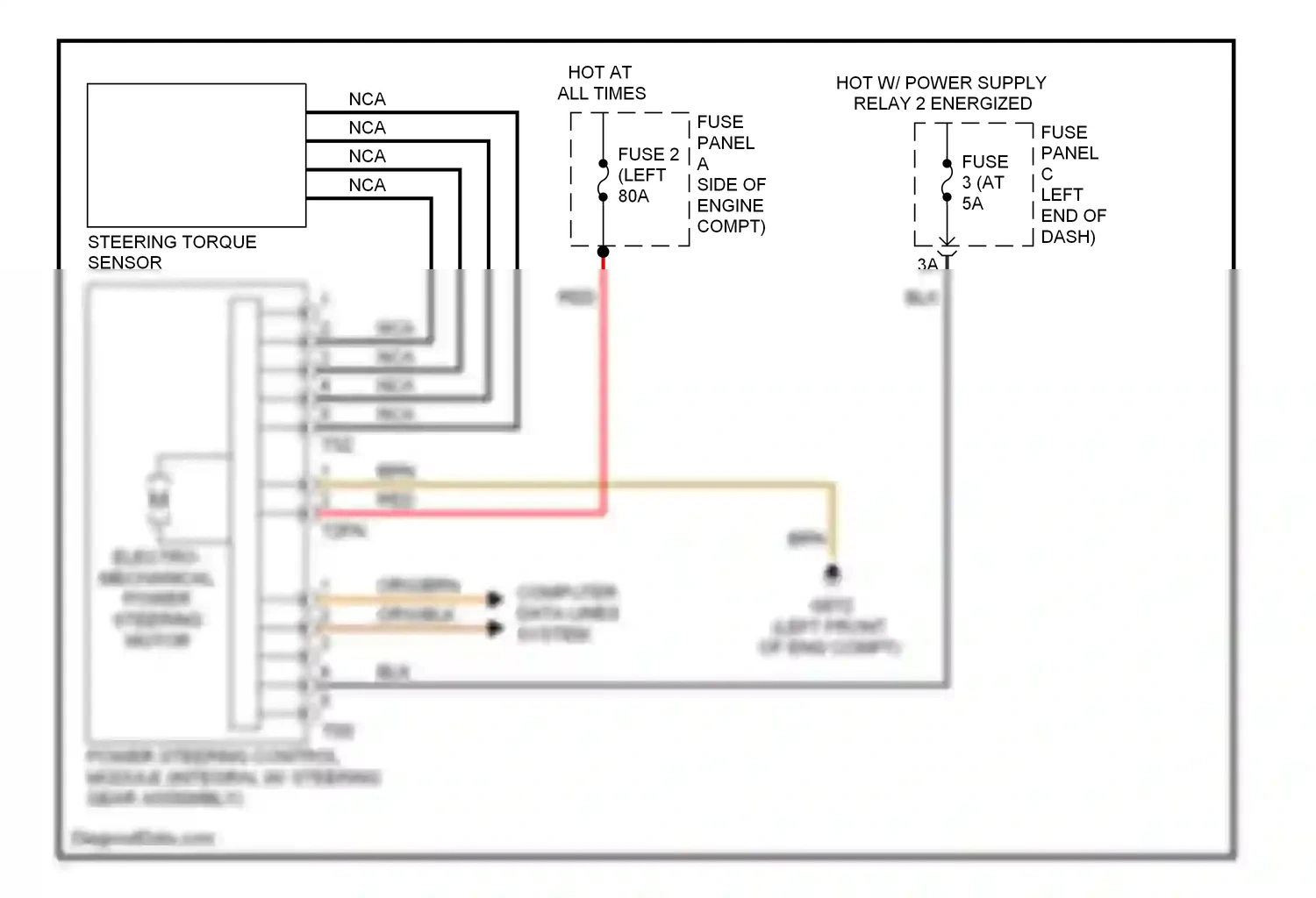 Wiring diagram computer data lines system for Volkswagen Passat B6 (2005-2010) (16 of 63)