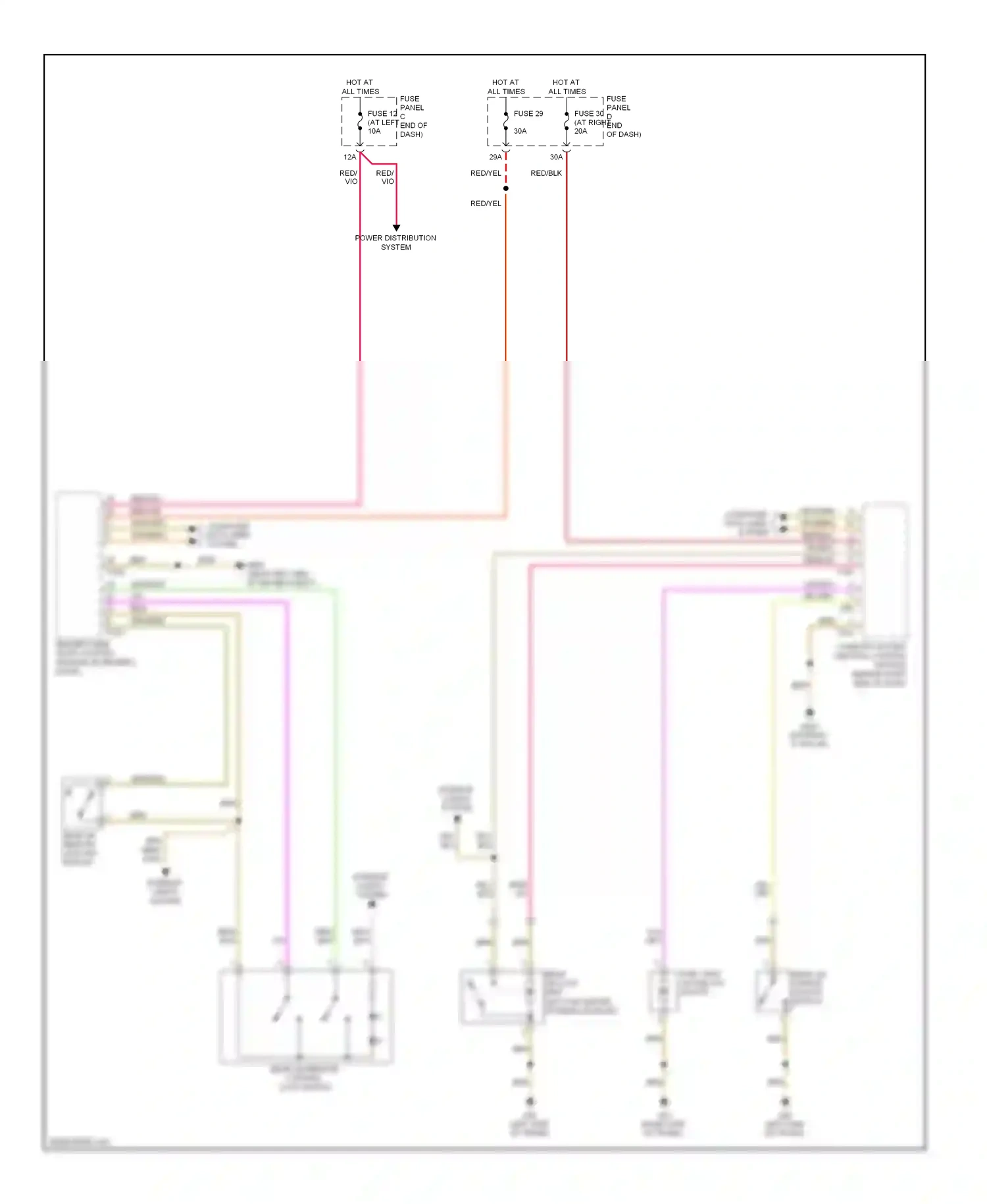 Wiring diagram computer data lines system for Volkswagen Passat B6 (2005-2010) (60 of 63)
