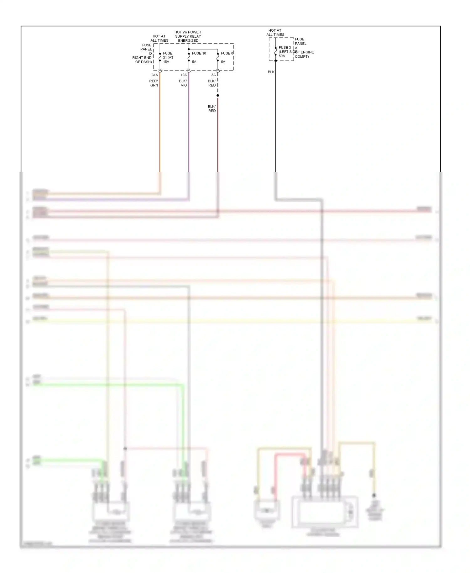 Wiring diagram coolant fan control module for Volkswagen Passat B6 (2005-2010) (9 of 9)
