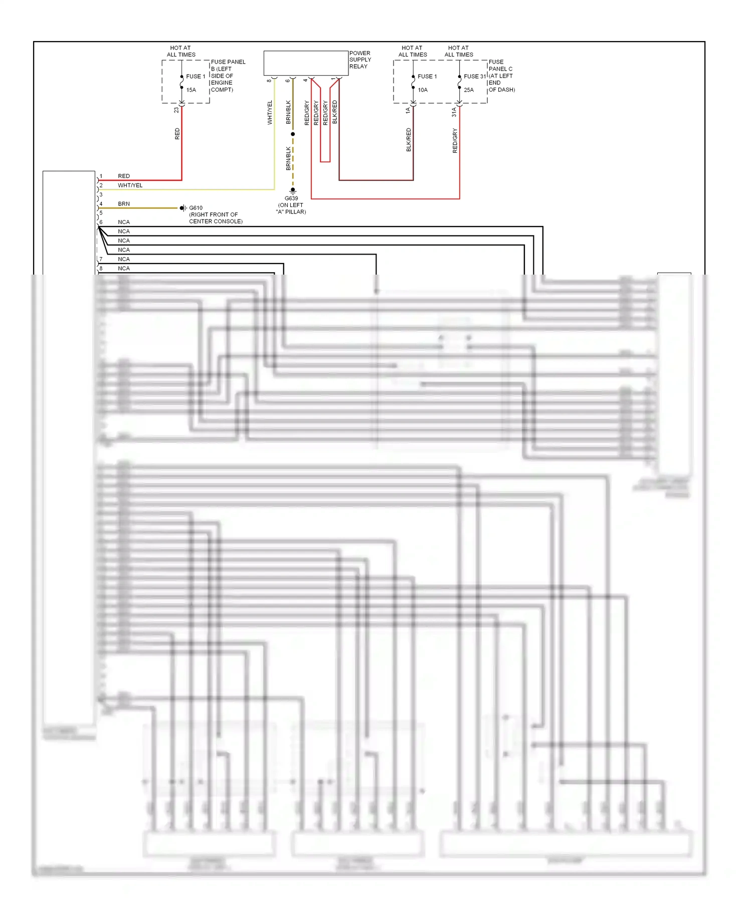 Wiring diagram nca for Volkswagen Passat B6 (2005-2010) (58 of 68)
