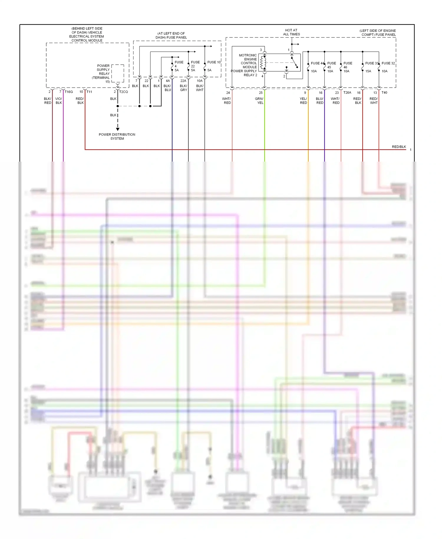 Wiring diagram nca for Volkswagen Passat B6 (2005-2010) (13 of 68)