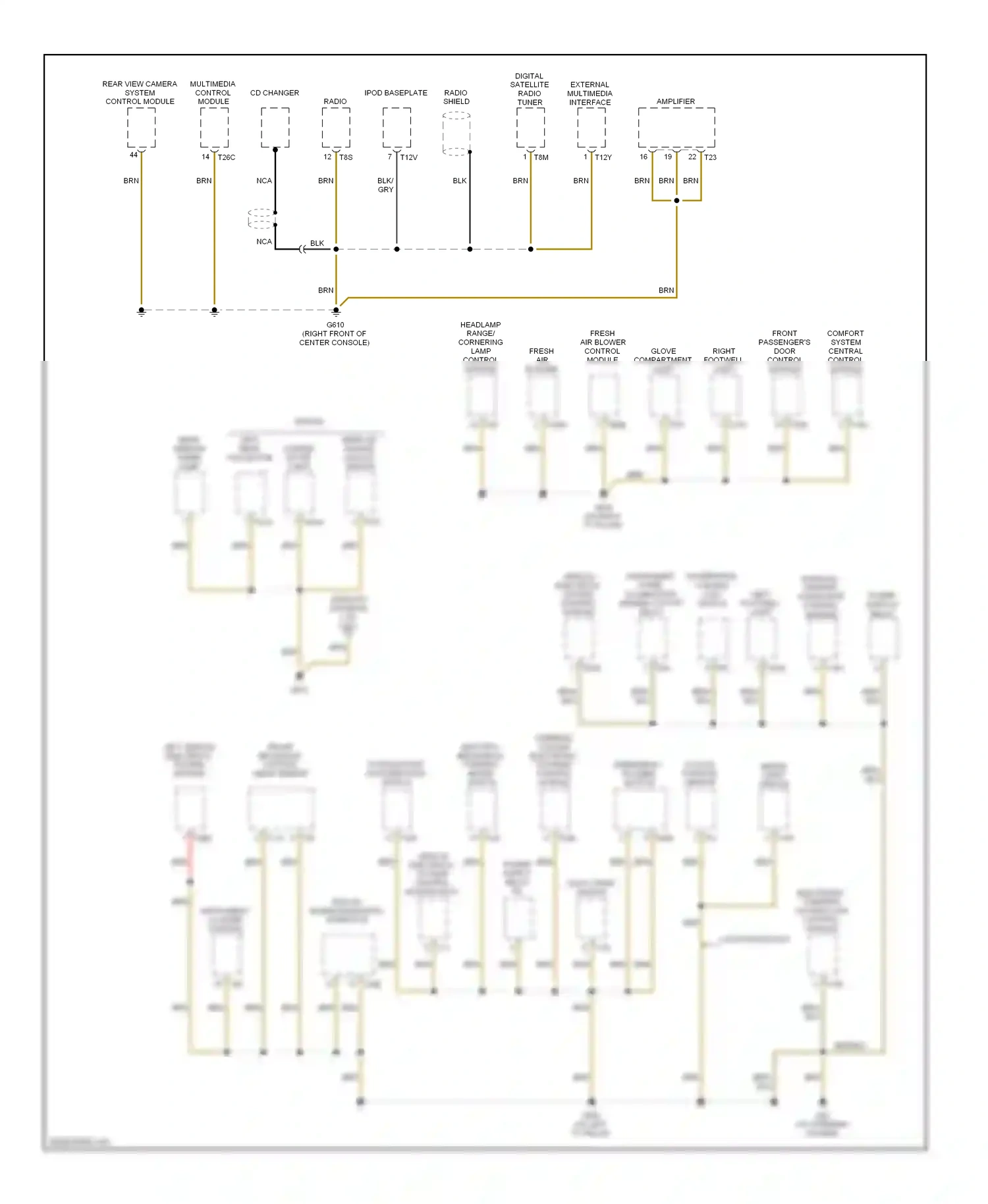 Wiring diagram nca for Volkswagen Passat B6 (2005-2010) (22 of 68)