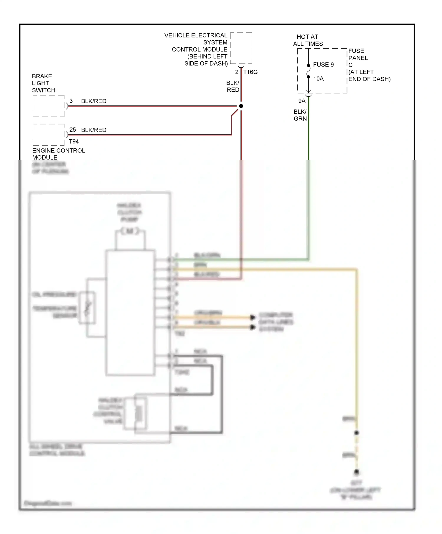 Wiring diagram nca for Volkswagen Passat B6 (2005-2010) (62 of 68)