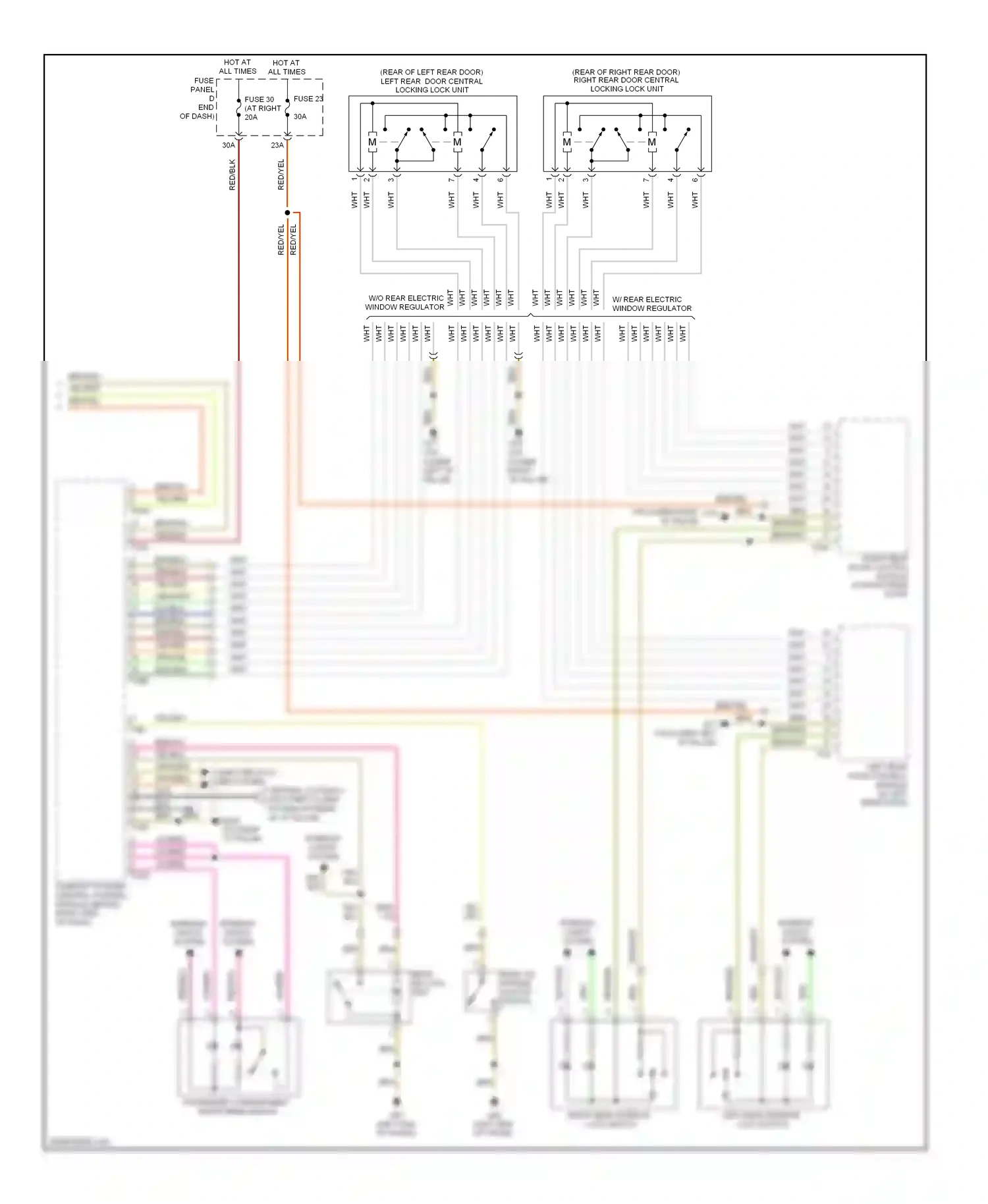 Wiring diagram red for Volkswagen Passat B6 (2005-2010) (2 of 89)