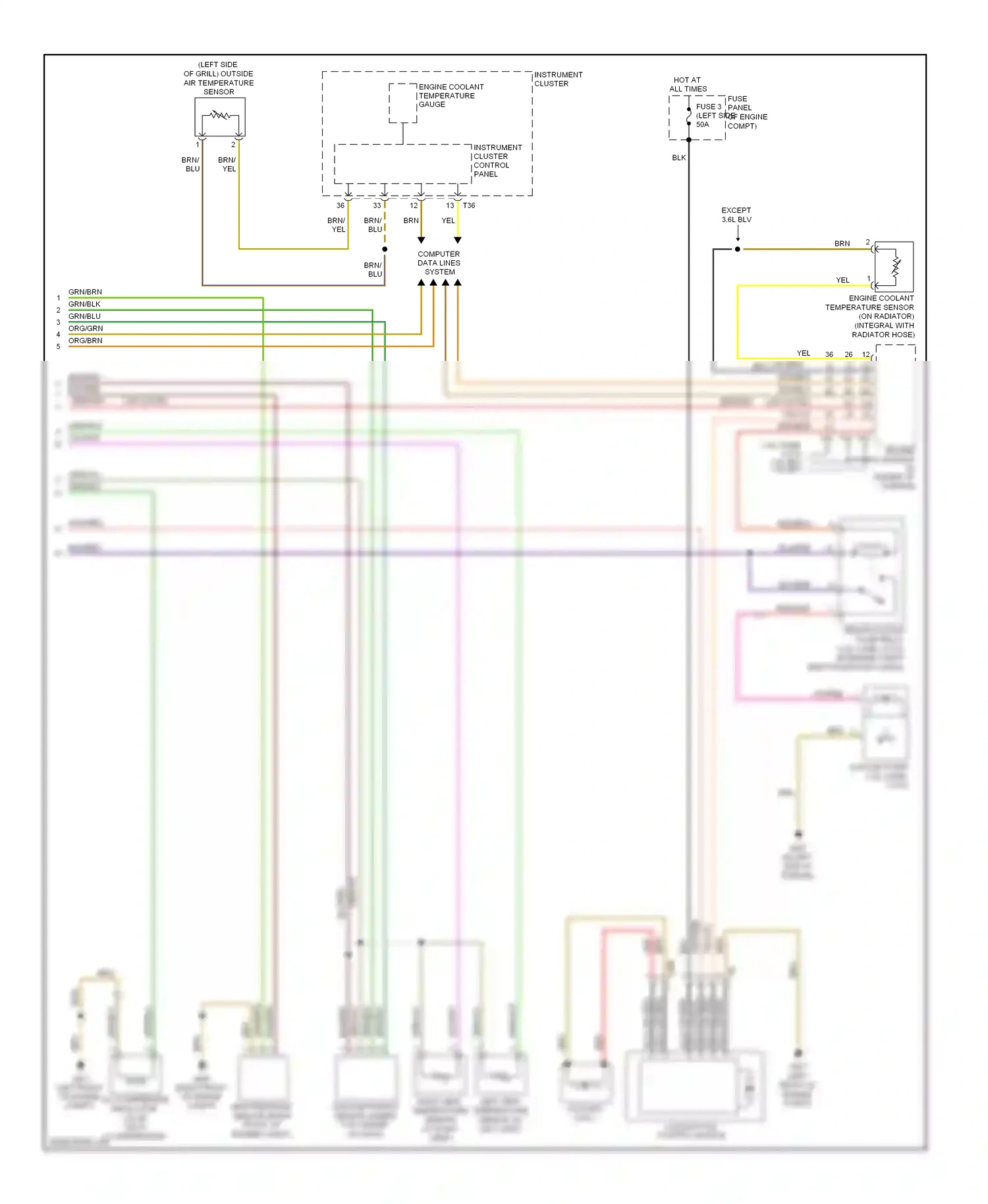 Wiring diagram red for Volkswagen Passat B6 (2005-2010) (5 of 89)
