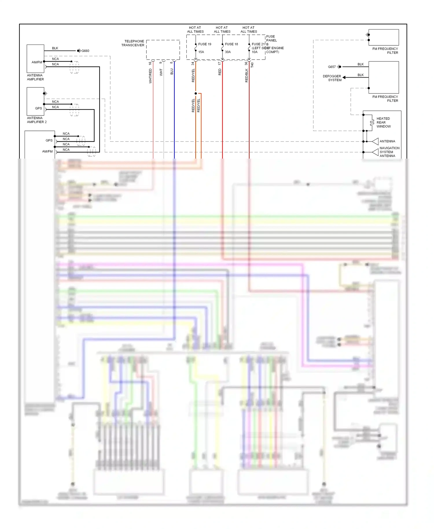 Wiring diagram red for Volkswagen Passat B6 (2005-2010) (75 of 89)