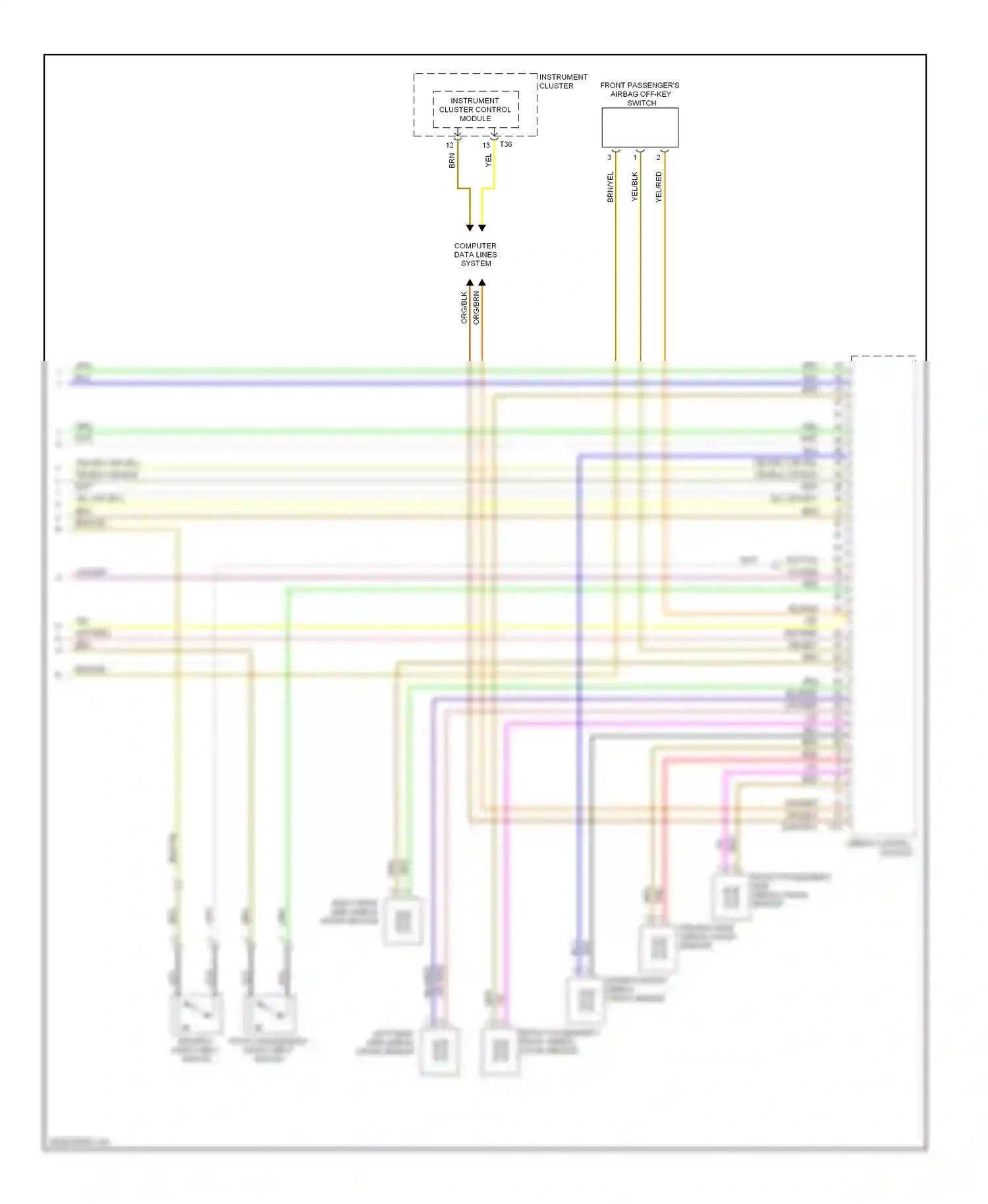 Wiring diagram state solid for Volkswagen Passat B6 (2005-2010) (2 of 2)